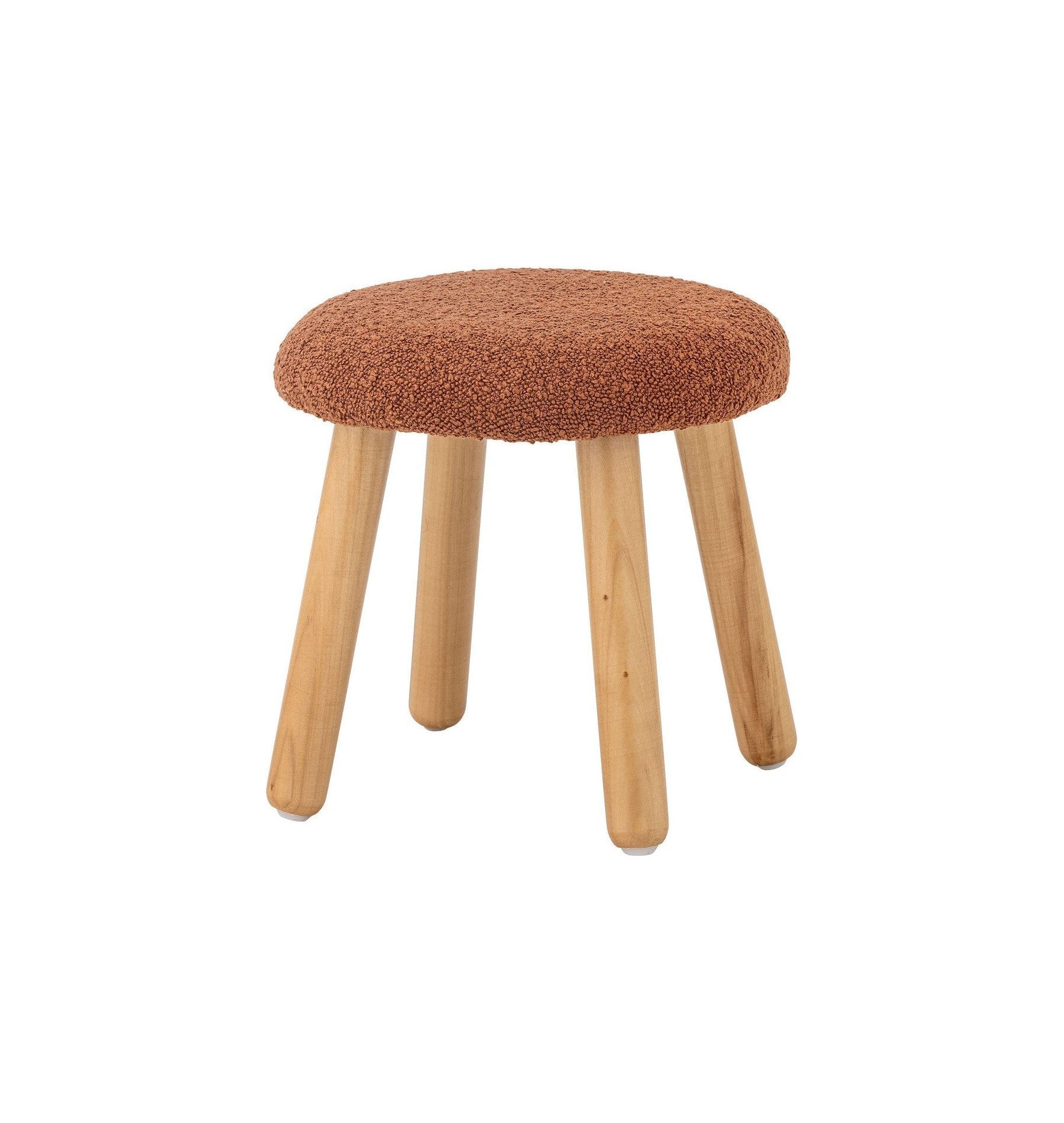 Bloomingville Mini Aksel Stool, Brown, Polyester