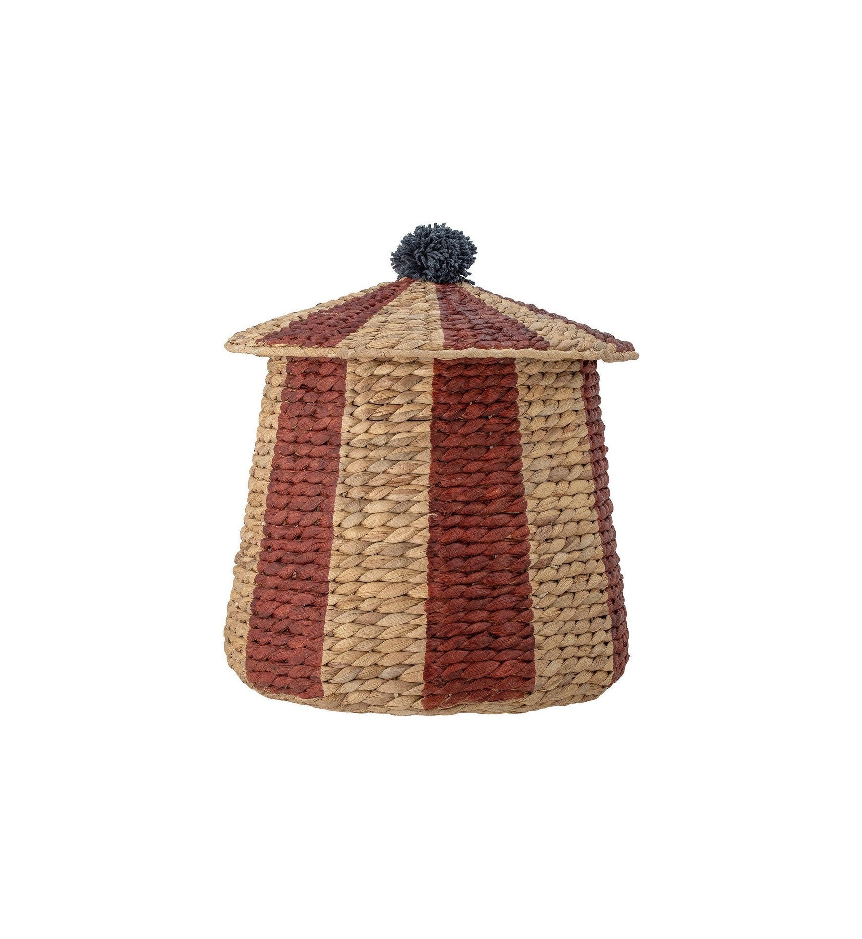 Bloomingville Mini Birsen Basket W/kansi, punainen, vesihyasintti