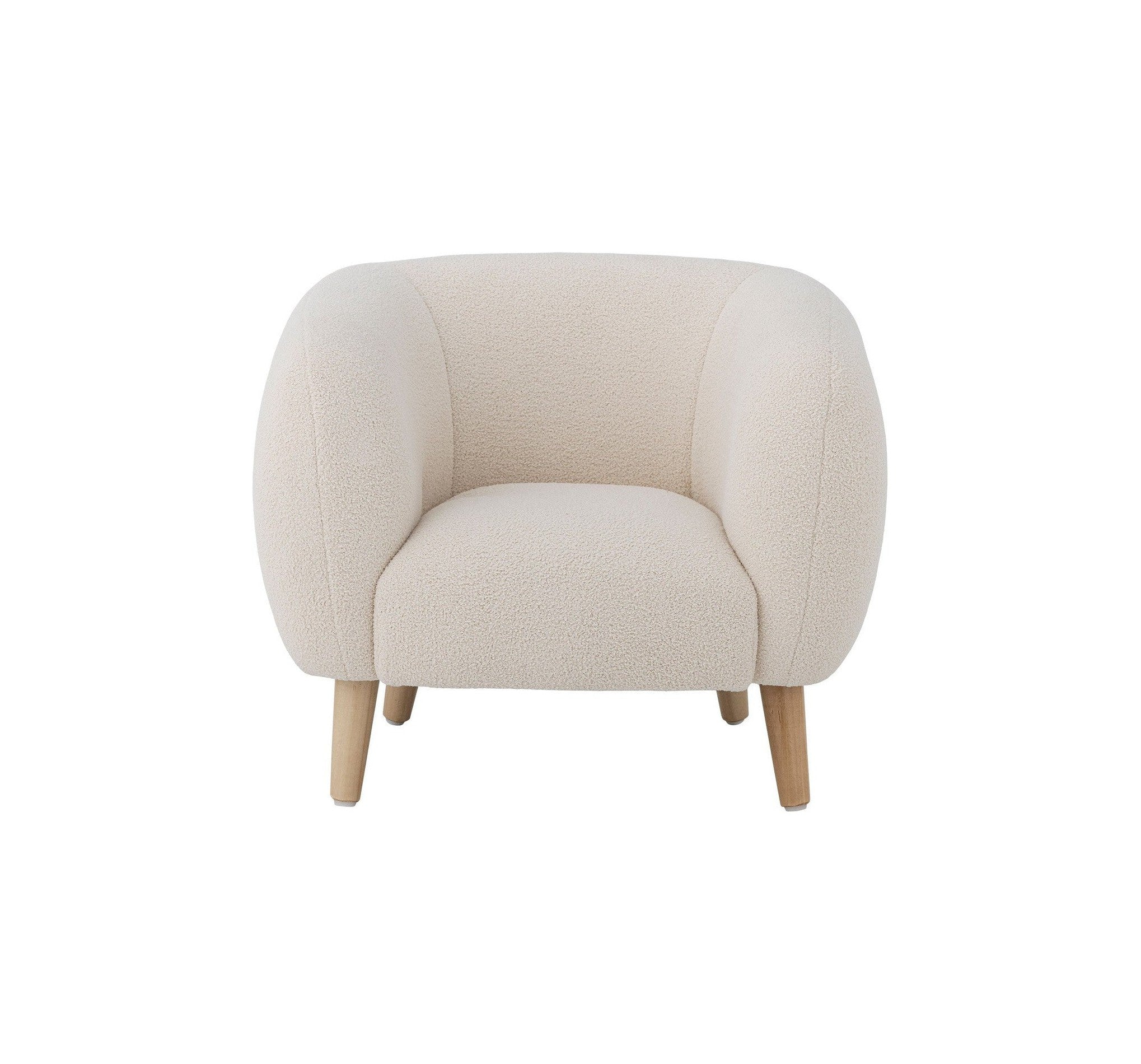 Bloomingville Mini Cade Lounge Lounge, blanc, polyester