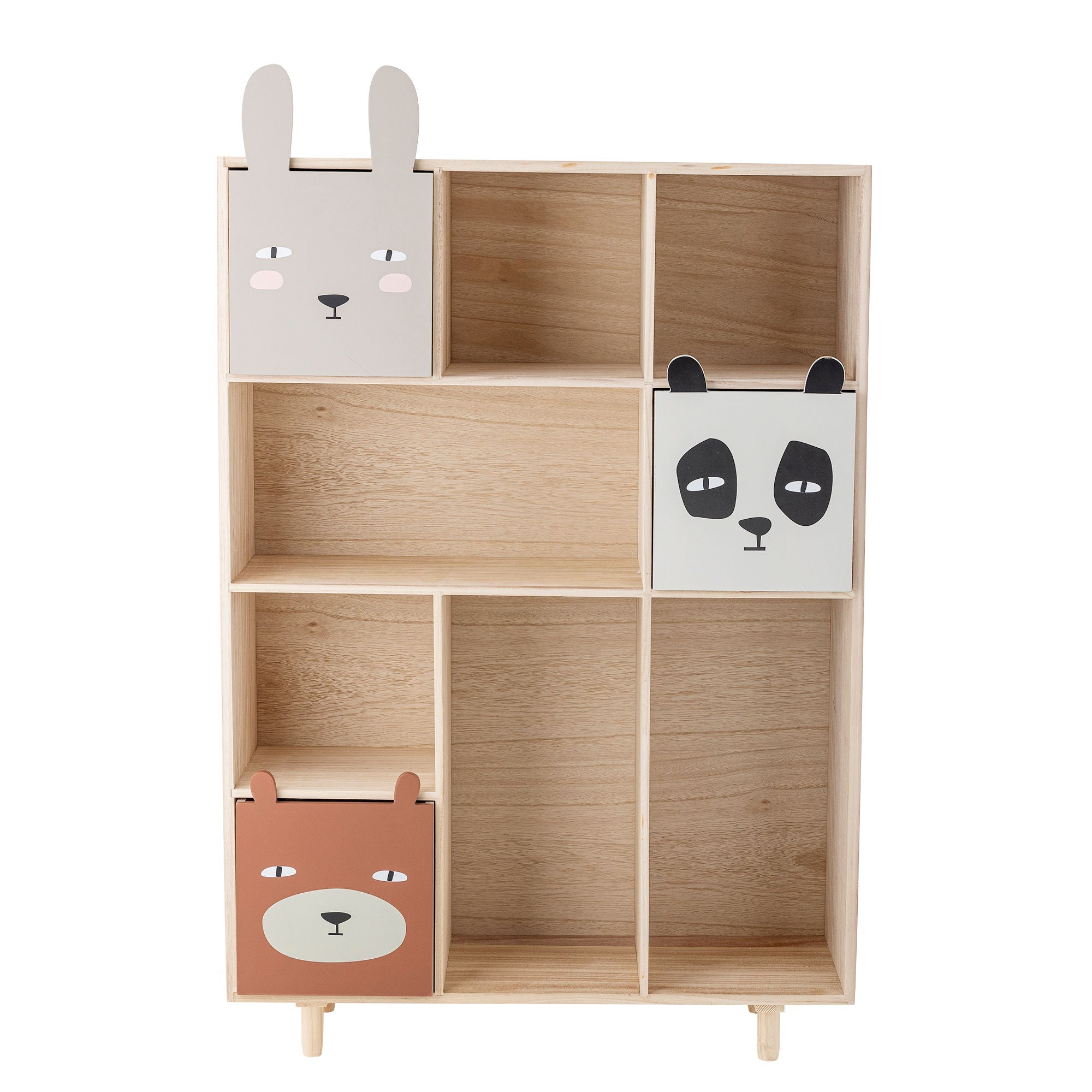 [product_category]-Bloomingville MINI Calle Bookcase w/Drawers, Nature, Paulownia-Bloomingville MINI-5711173239955-82046524-BLO-3