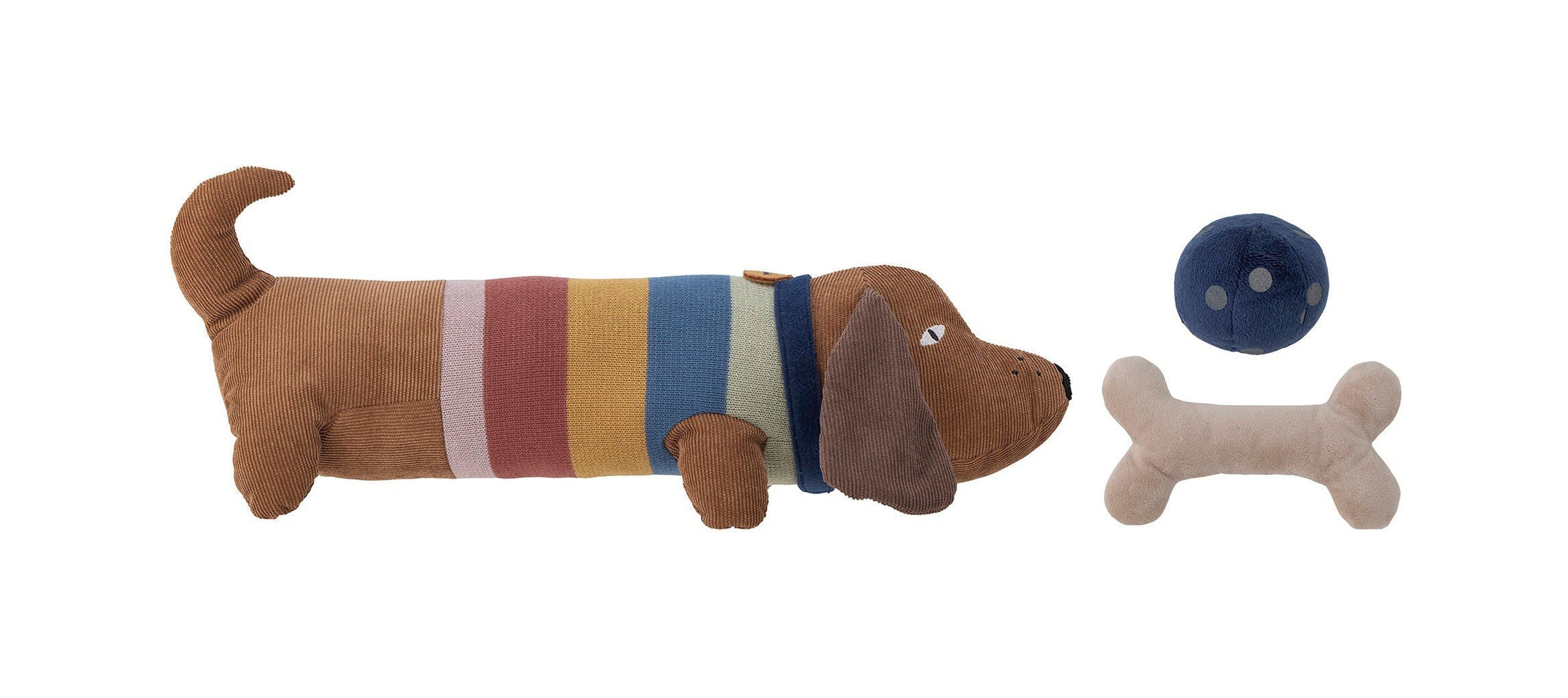 Bloomingville Mini Charlie Soft Toy, marron, coton