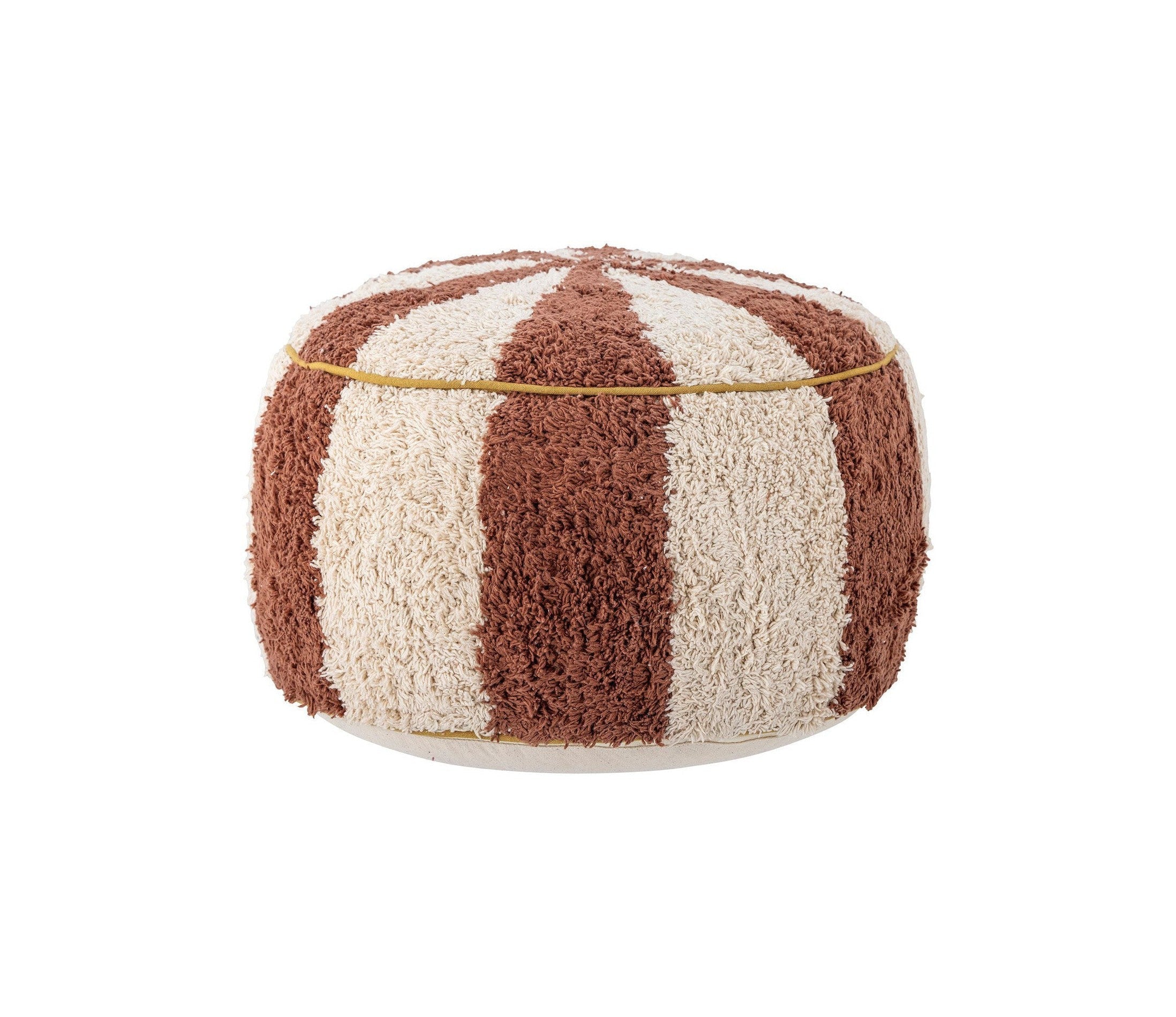 Bloomingville Mini Charoline Pouf, Brown, Baumwolle