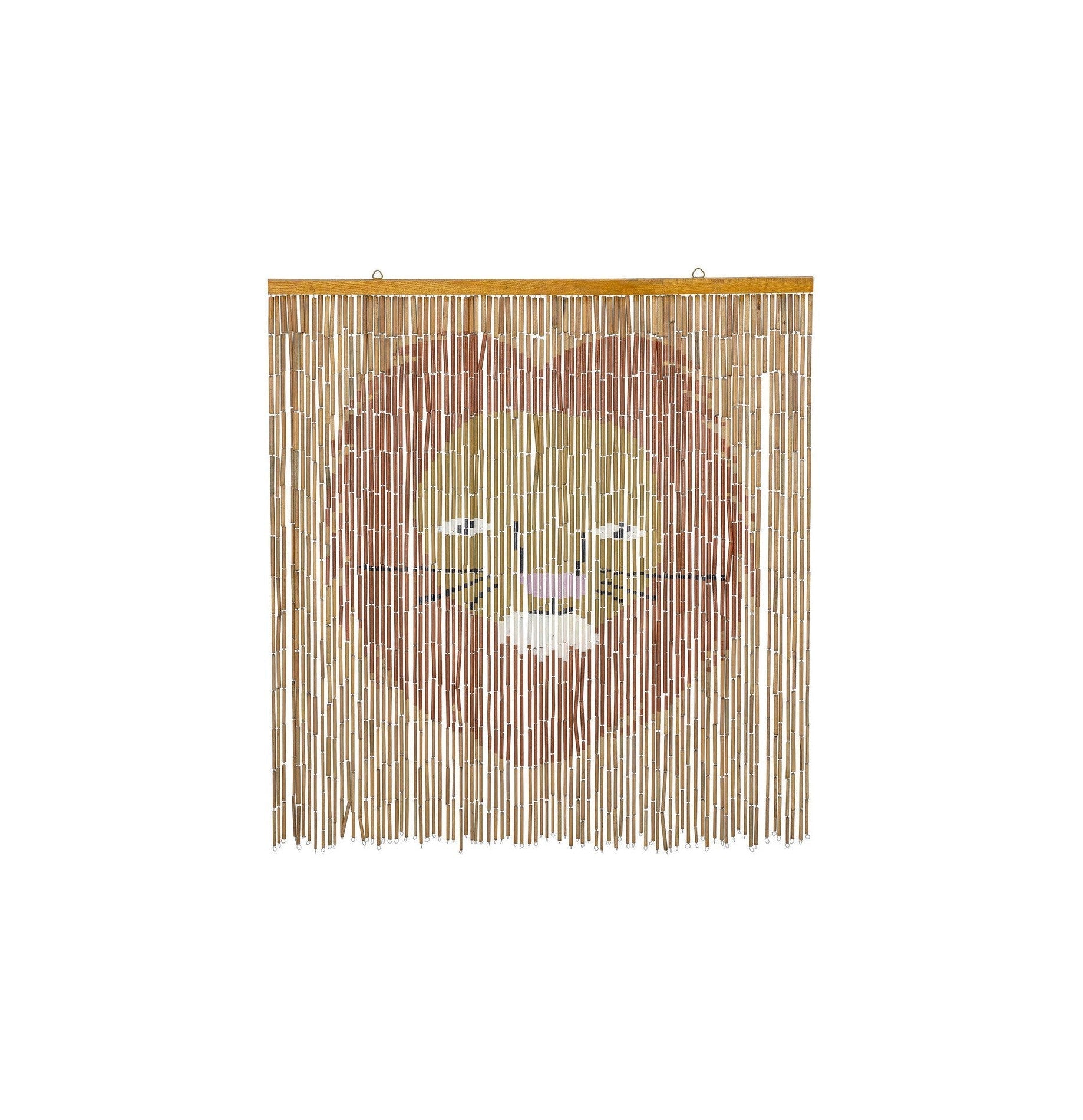 Decoración de pared de Bloomingville Mini Leonel, marrón, bambú