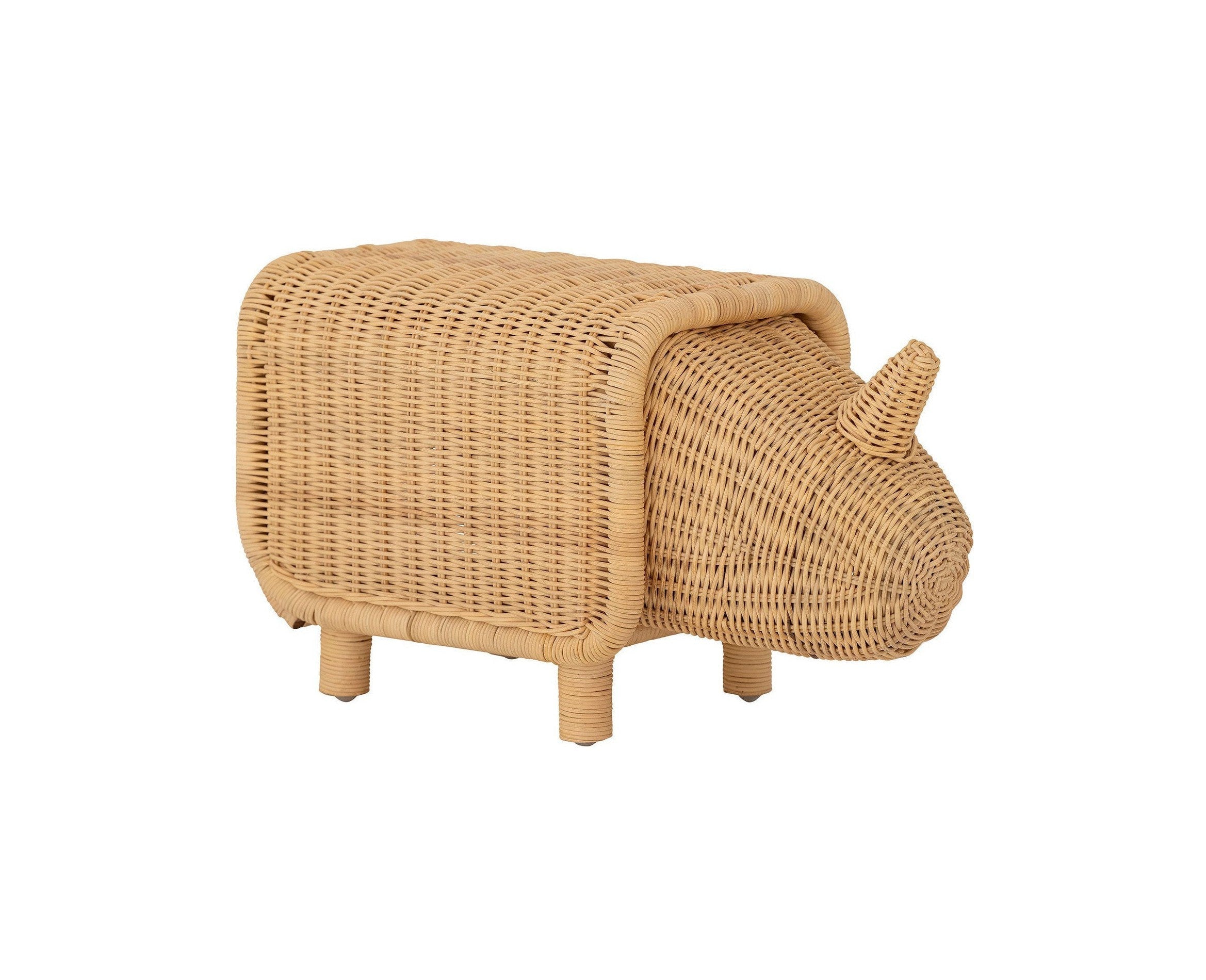 Bloomingville Mini Soffe Stool met opslag, natuur, rattan