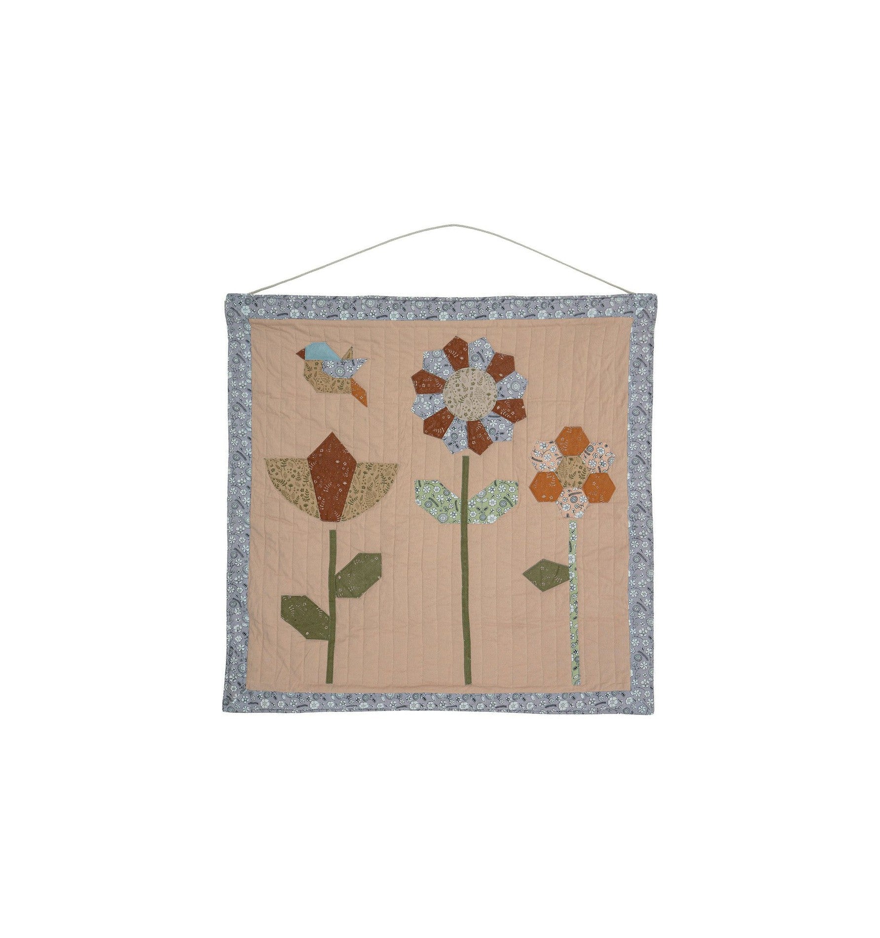 Bloomingville Mini Tanne Wall Decor, Rose, Baumwolle