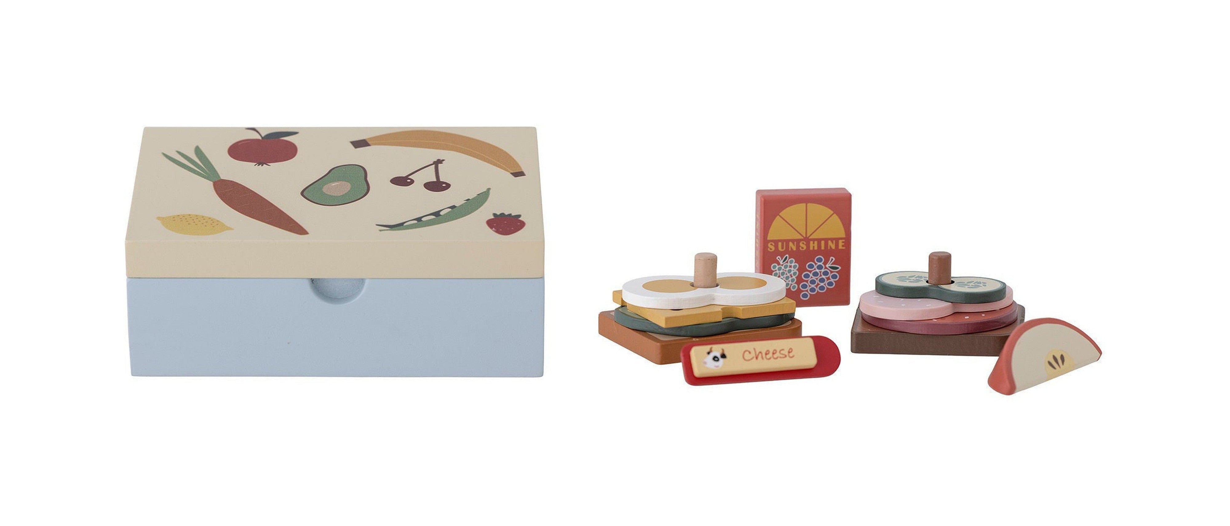 Set da gioco Bloomingville Mini Thyra, Lunchbox, Blue, FSC®100%, MDF