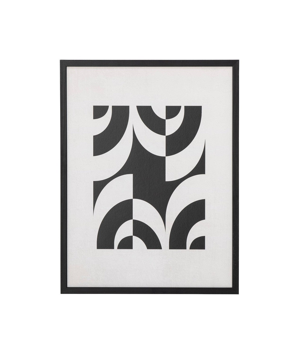 Bloomingville Mono Illustration w/ Frame, Black, Pine