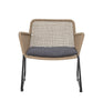 Bloomingville Mundo Lounge stol, brun, metal