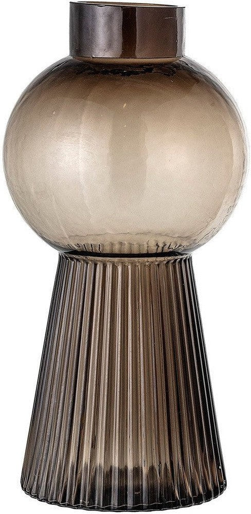 [product_category]-Bloomingville Nabaha Vase, Brown, Glass-Bloomingville-5711173238972-82047528-BLO-1