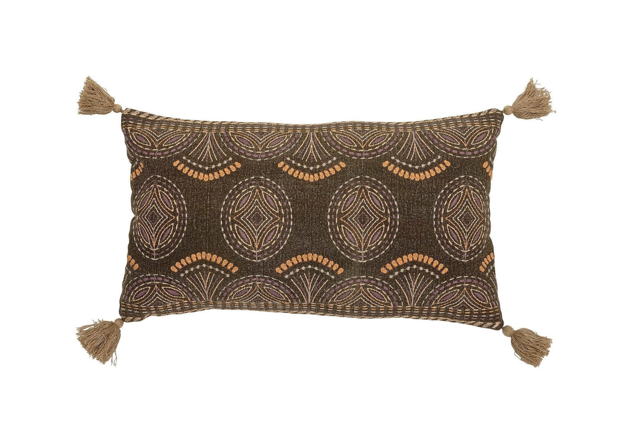 Bloomingville Nesma Cushion, marron, coton