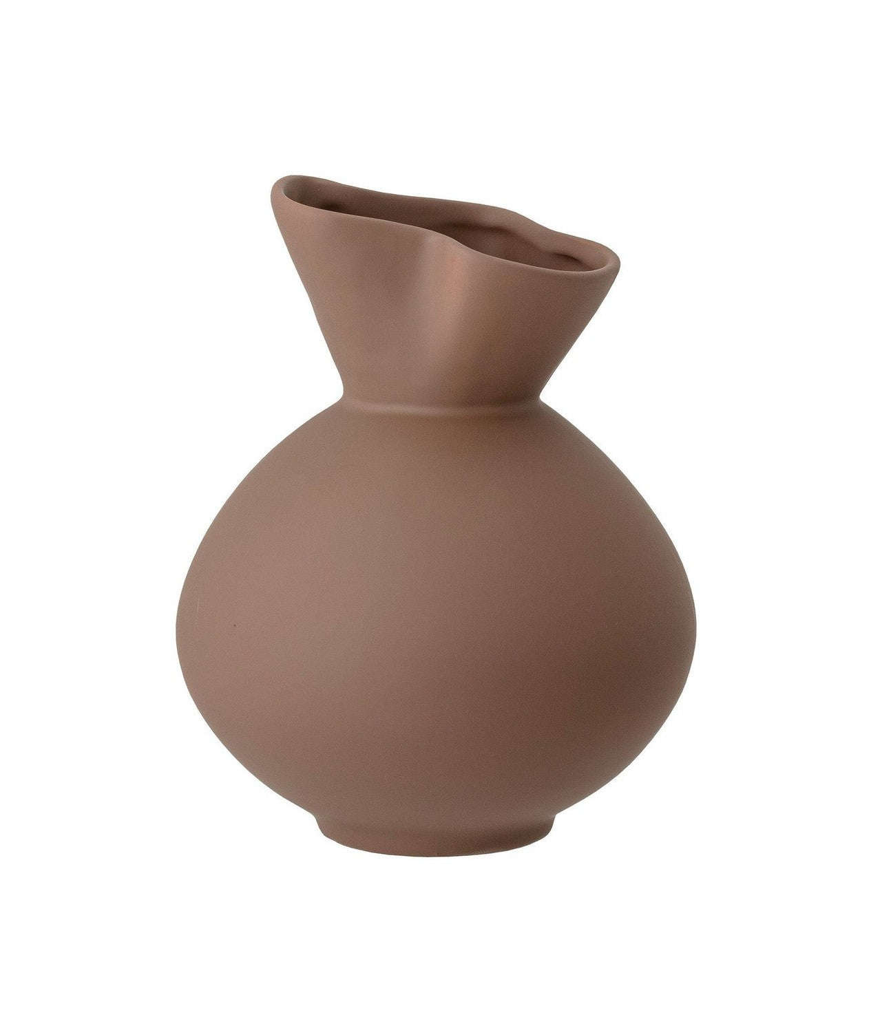 Bloomingville Nicica Vase, Brown, Steingware