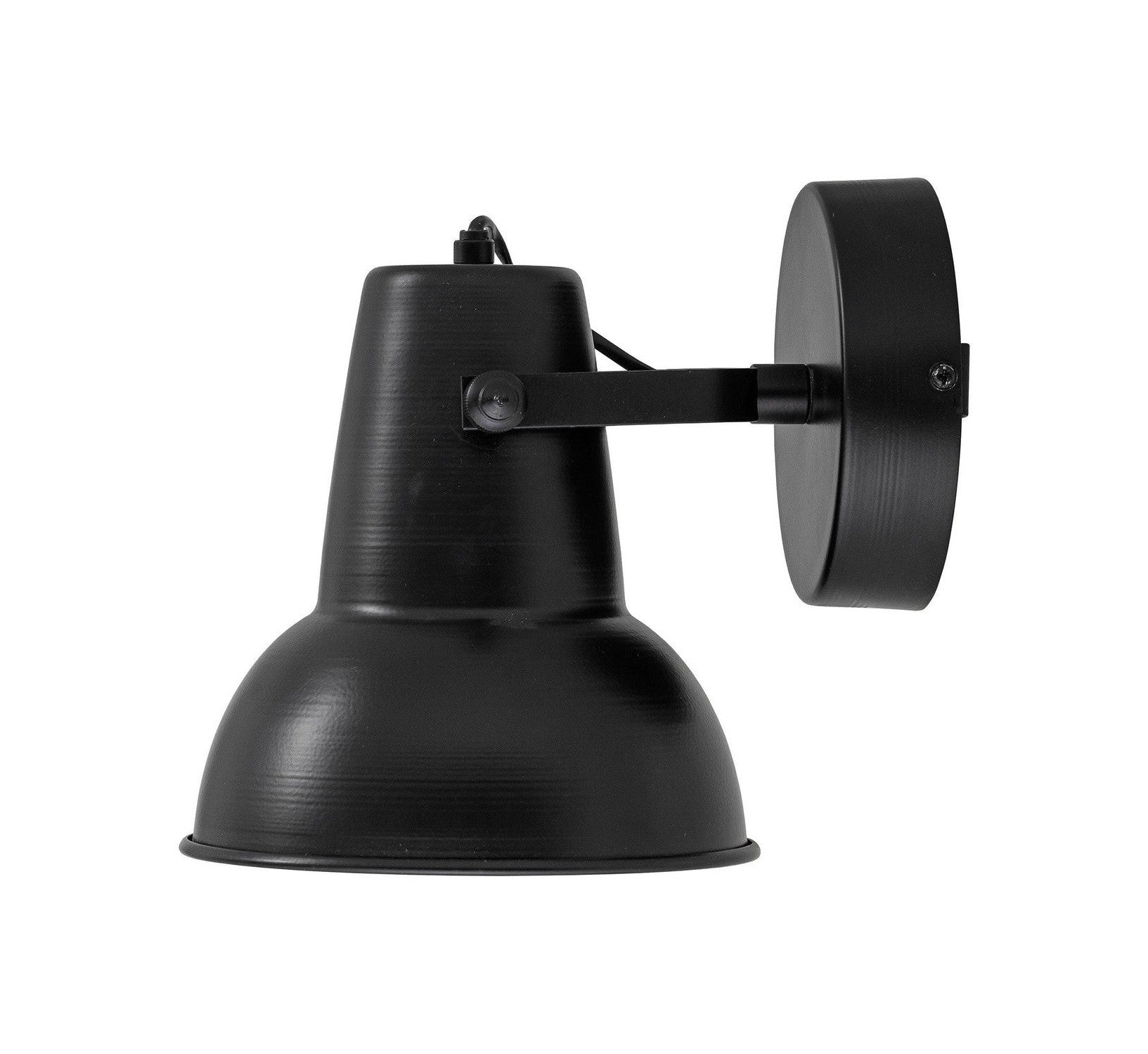 Bloomingville Nikos Wall Lamp, zwart, metaal