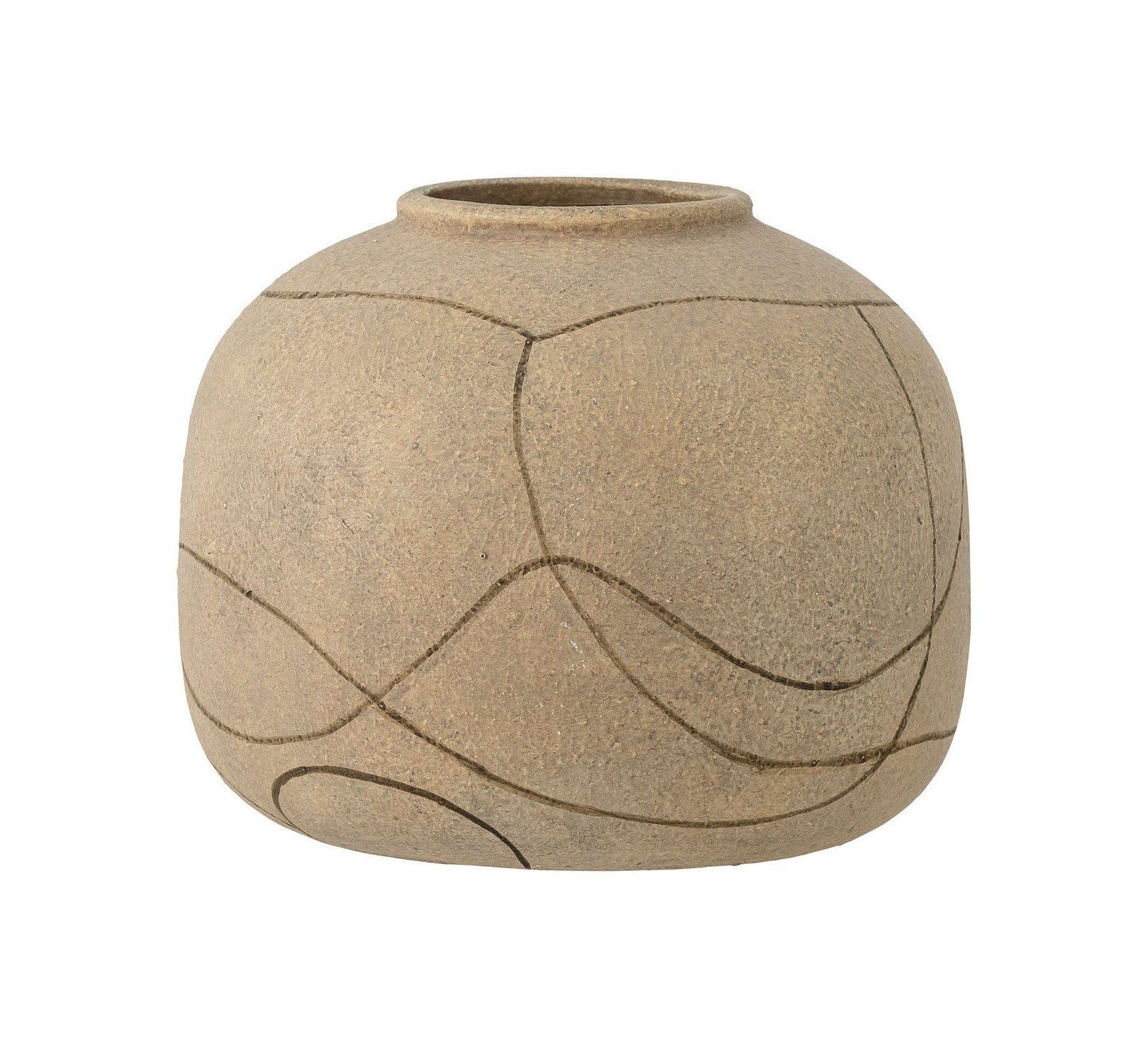 Bloomingville Niza Deco Vase, Natur, Terracotta