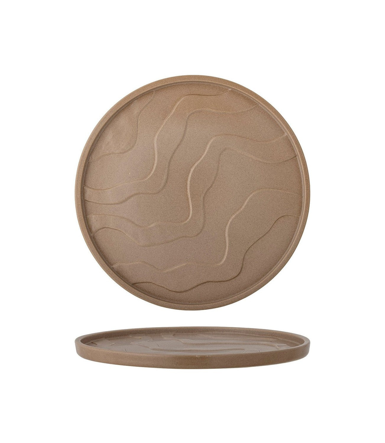 Bloomingville Noria Tray，Brown，Stoneware