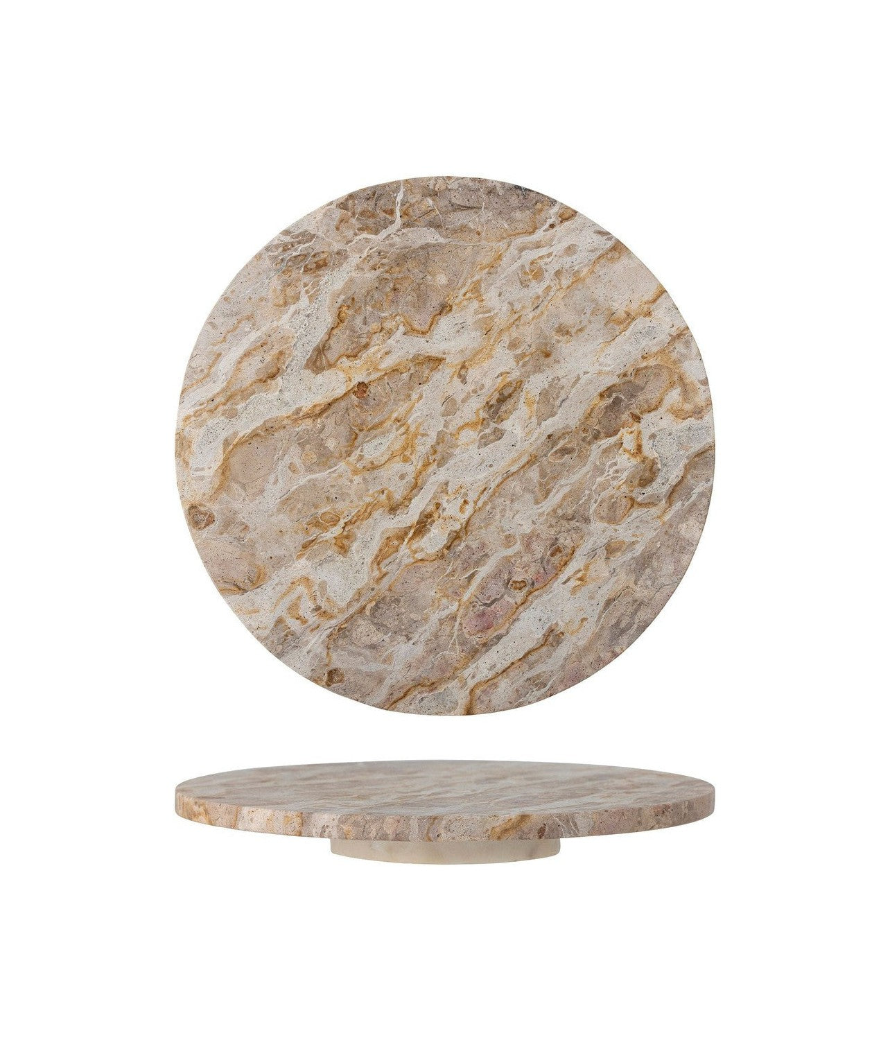 Bloomingville Nuni Turtable, Brown, Marble