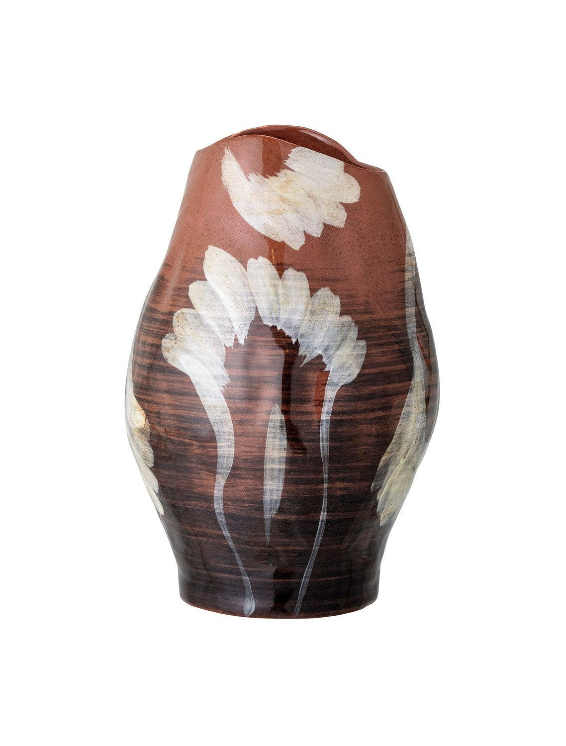 Bloomingville obsa花瓶，棕色，stoneware