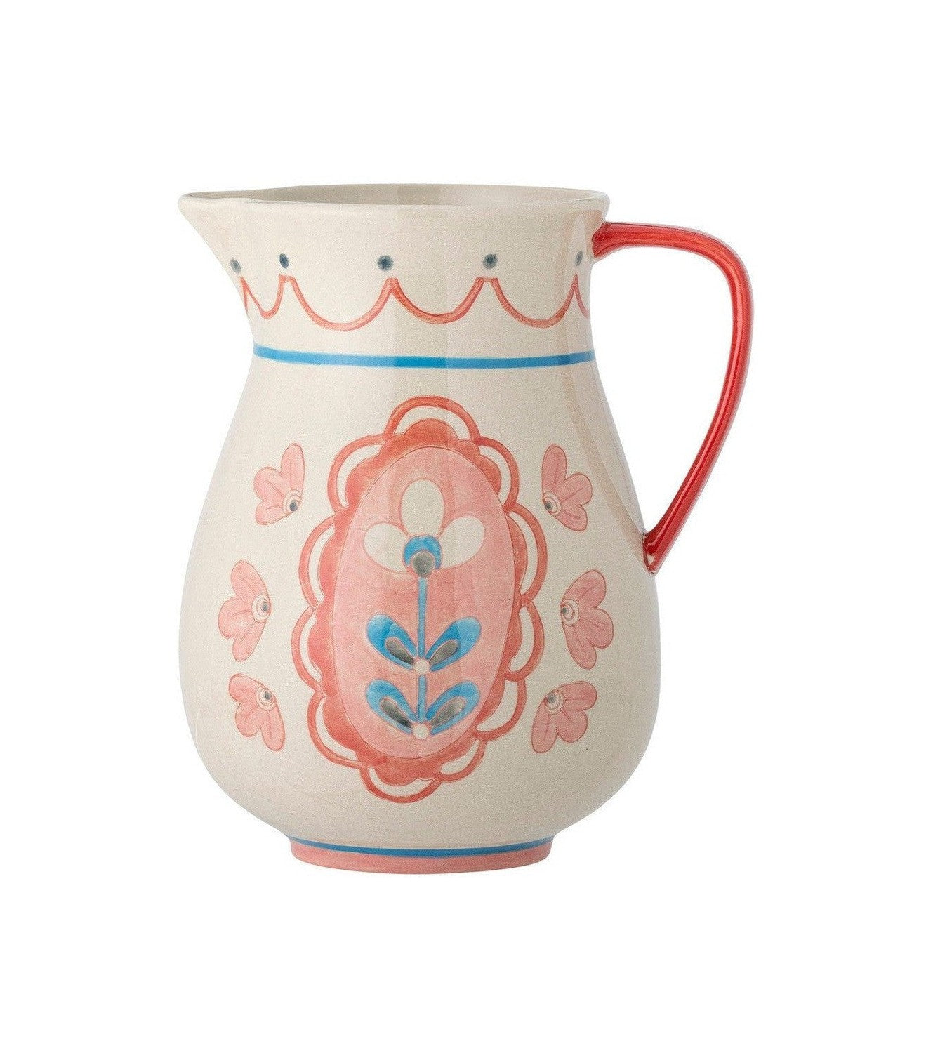 [product_category]-Bloomingville Odina Jug, Rose, Stoneware-Bloomingville-5711173331727-82061365-BLO-1