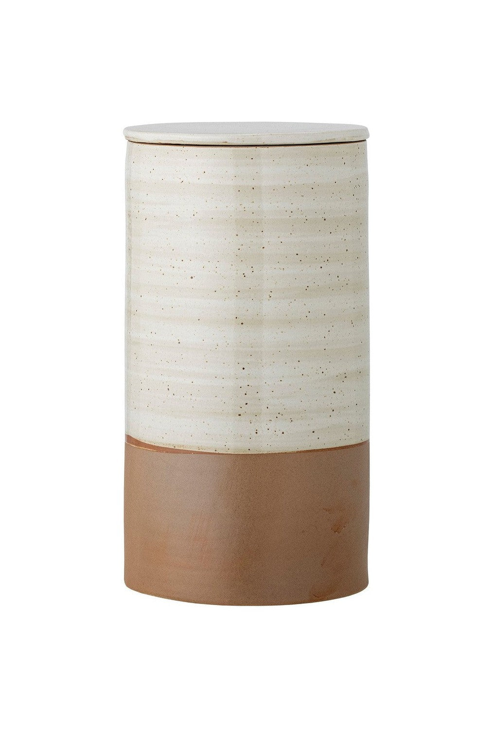 Bloomingville Okan Jar con coperchio, marrone, grespa