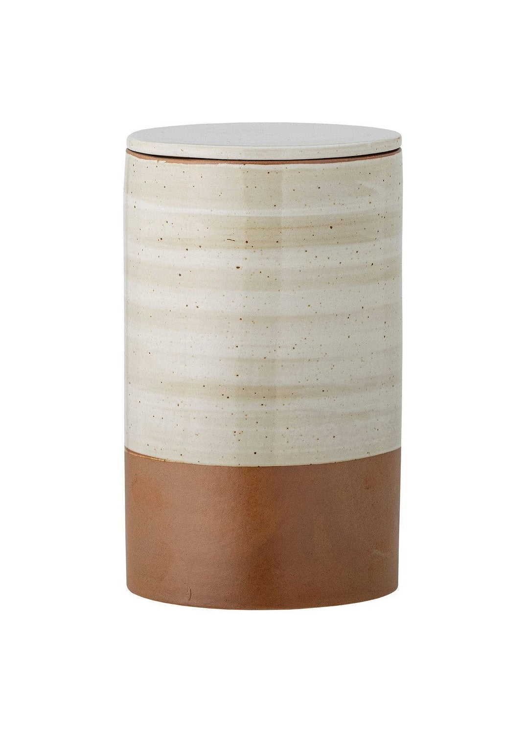 Bloomingville Okan Jar con coperchio, marrone, grespa