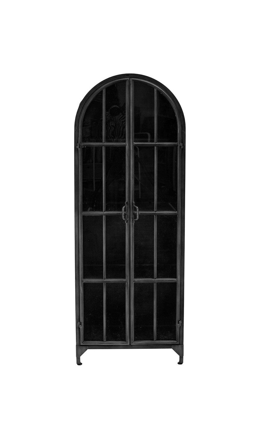 Bloomingville Papole橱柜，黑色，金属