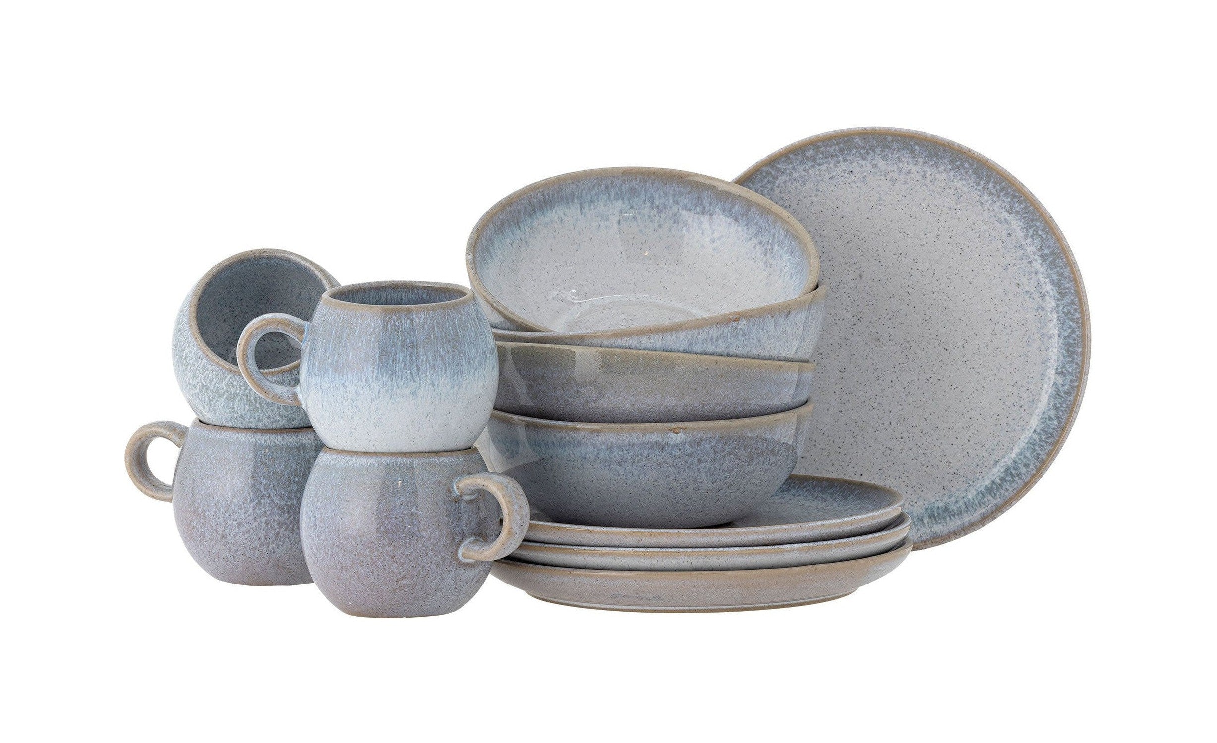 Bloomingville Paula Breakfast Set, blu, grespa