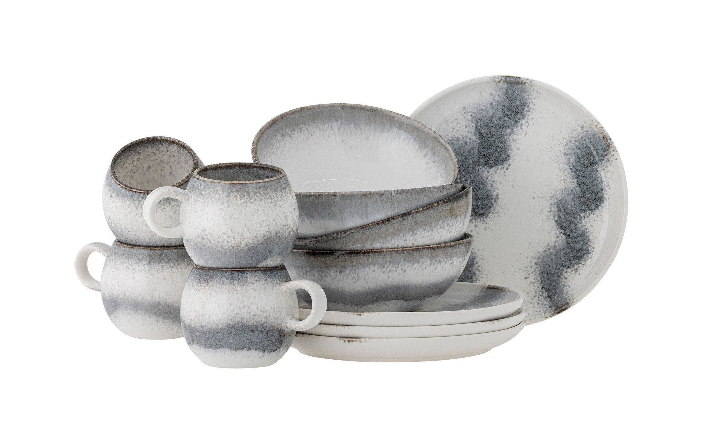 Bloomingville Paula Breakfast Set, Grey, Goneware