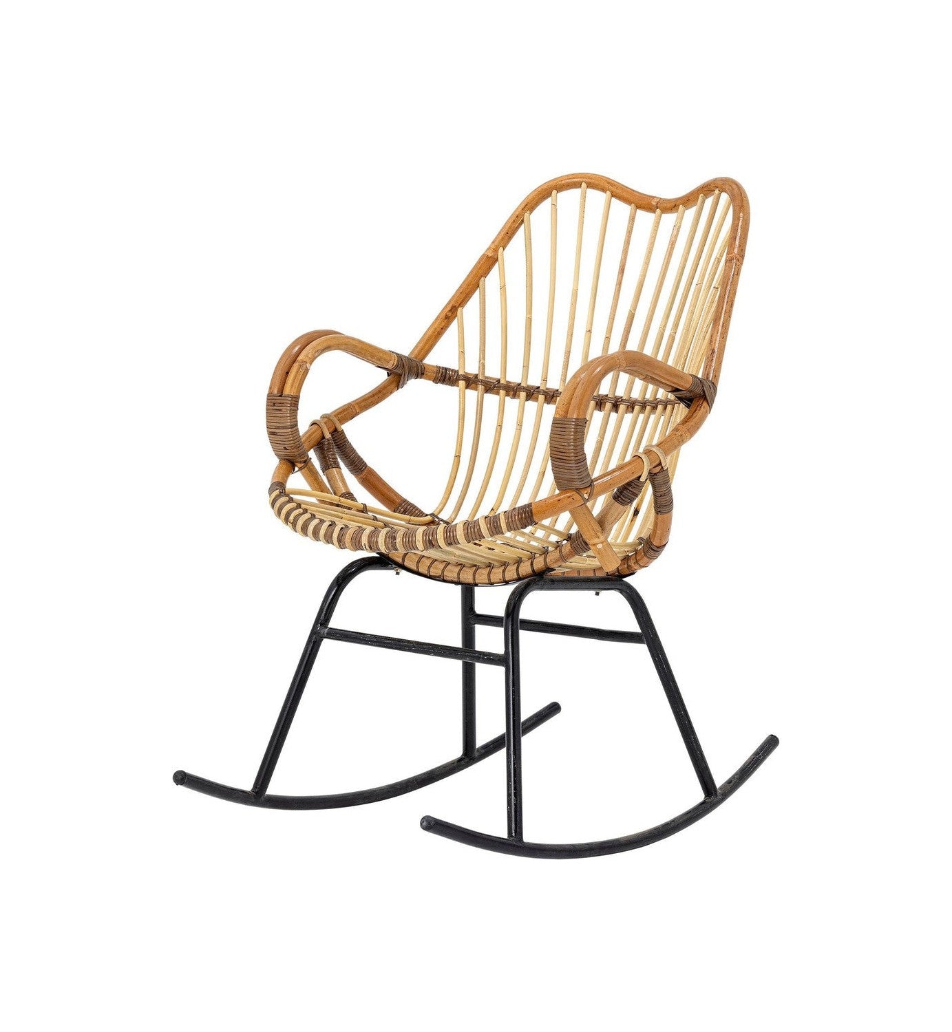 Bloomingville Reine Rocking Chair, Nature, Rattan