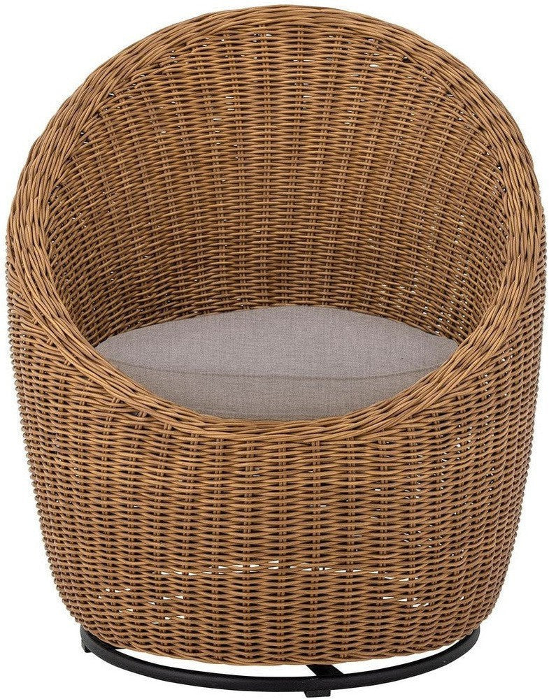 [product_category]-Bloomingville Roccas Lounge Chair, Brown, Polyrattan-Bloomingville-5711173320417-82064103-BLO-1