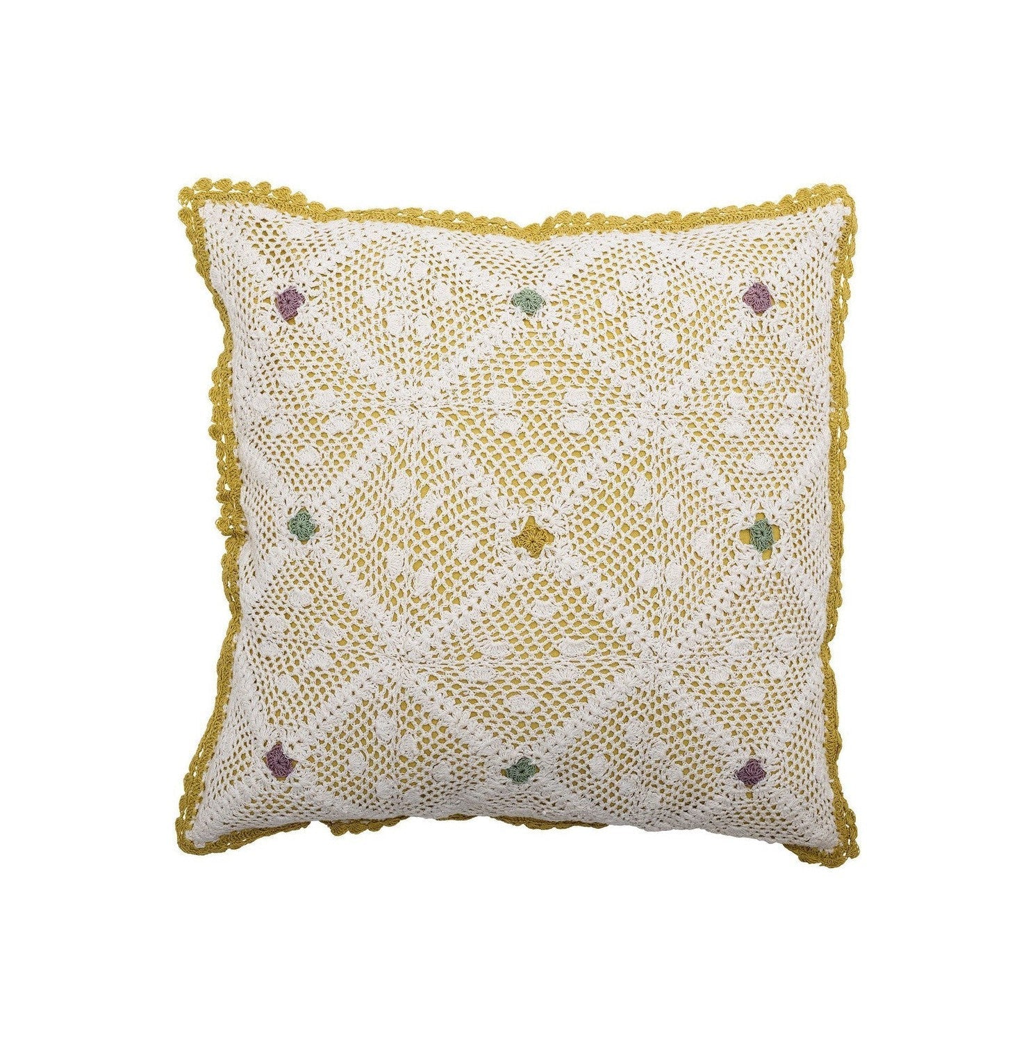 Coussin de Bloomingville Rovigo, nature, coton