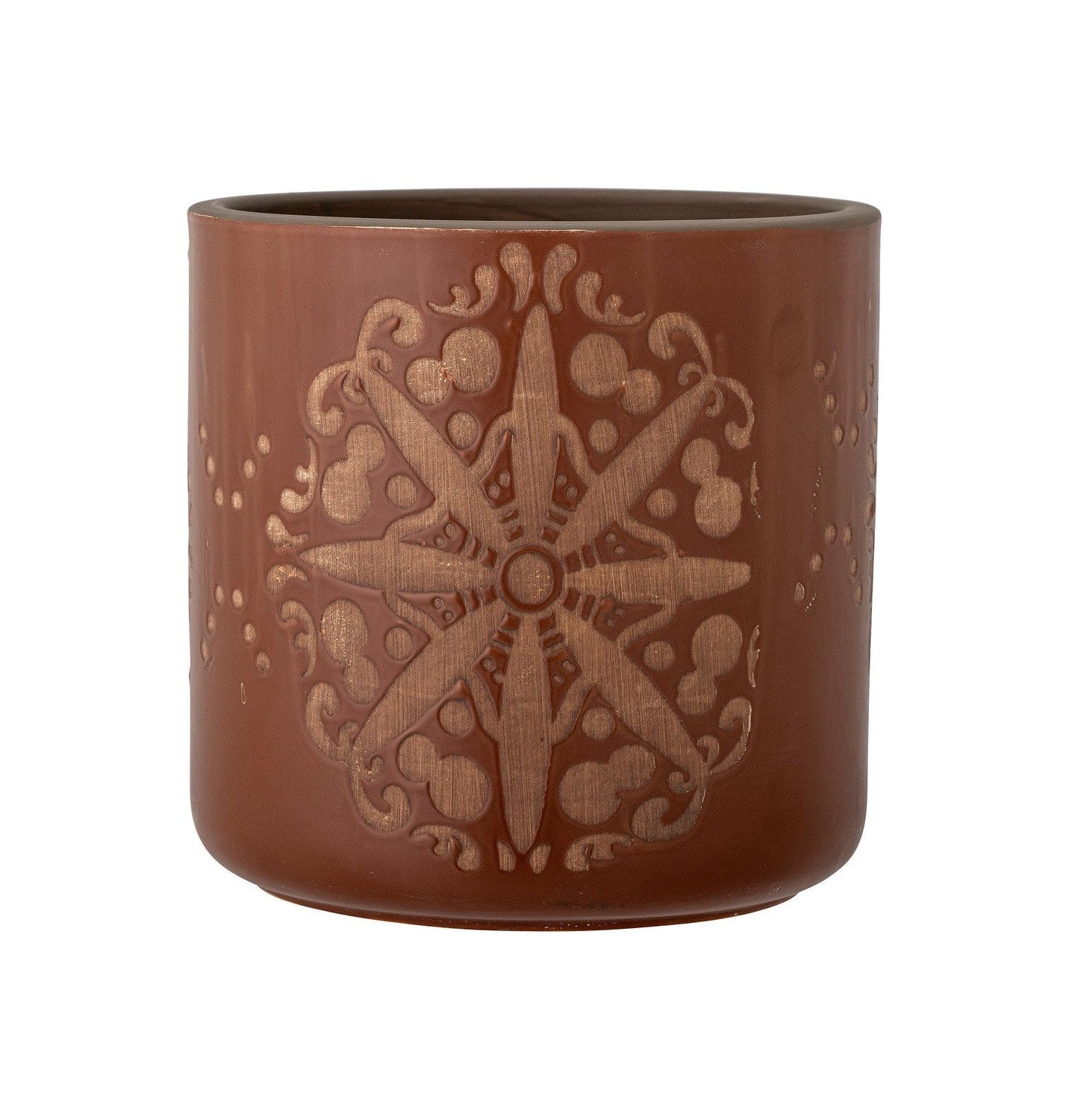 Bloomingville Safio Deco Flowerpot, brun, terre cuite