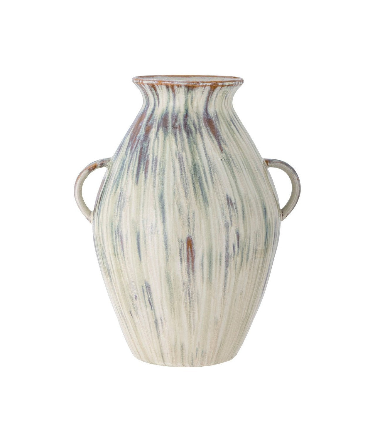 Bloomingville Sanella Vase, Green, Steingware