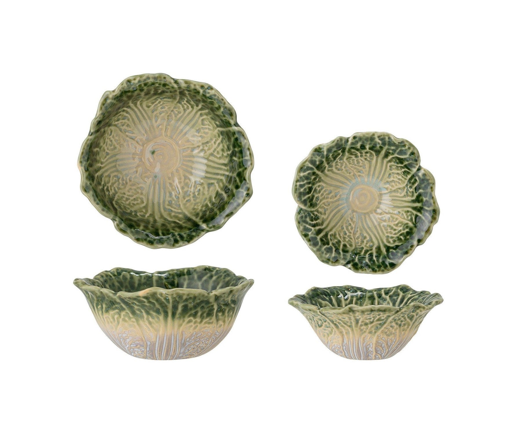 Bloomingville Savanna Bowl, Green, StoneWare