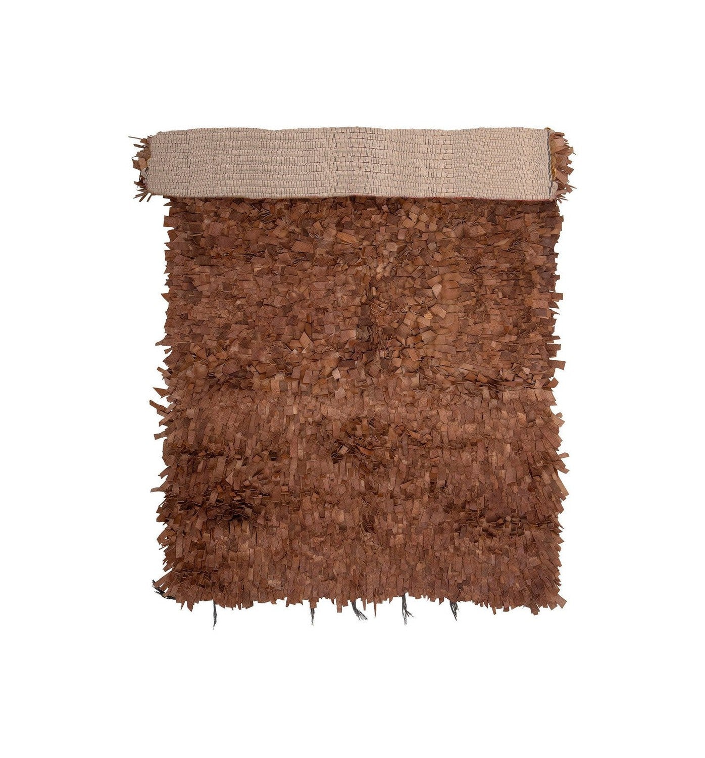 Bloomingville Serah tappeto, marrone, pelle