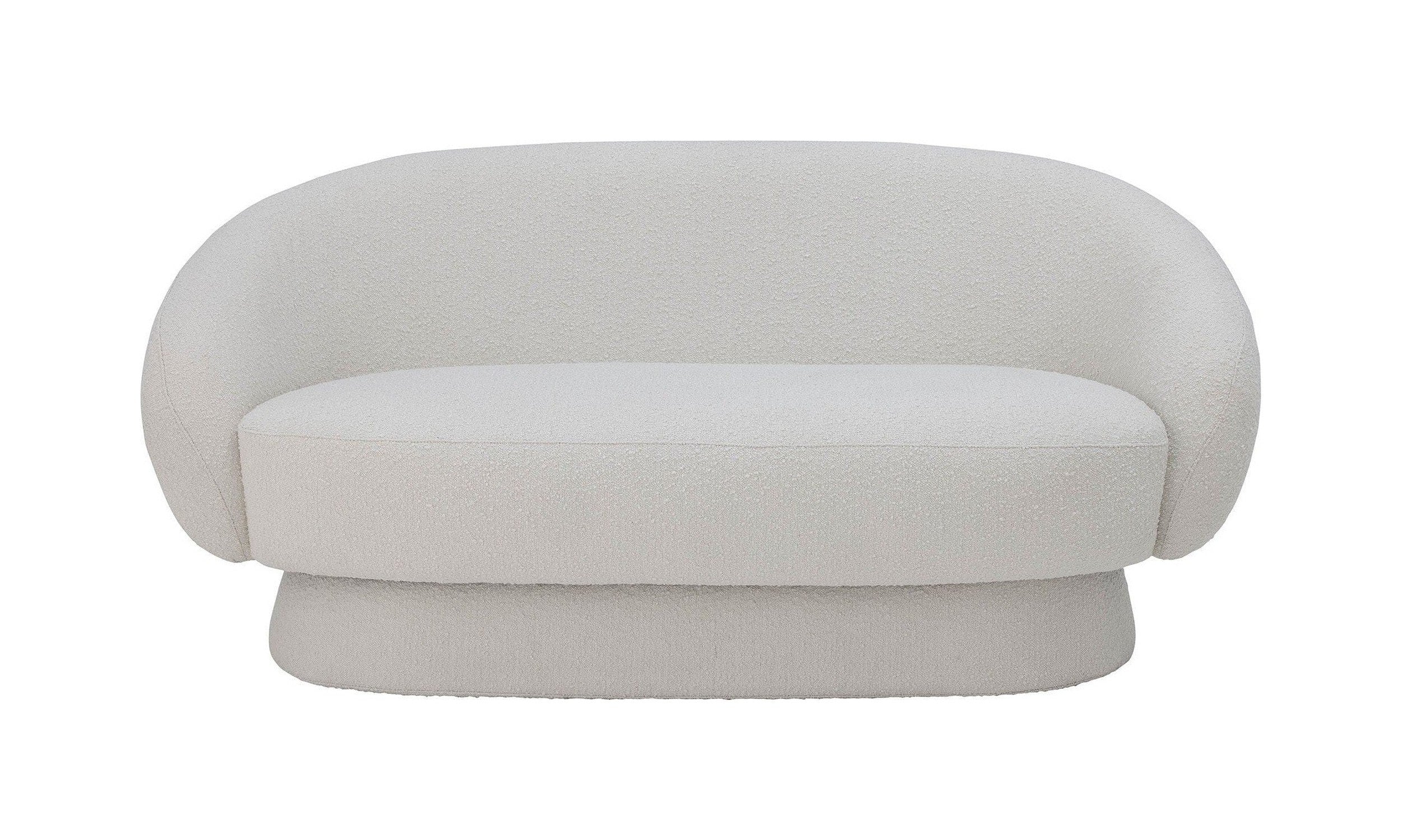 Bloomingville Ted -sohva, valkoinen, polyesteri