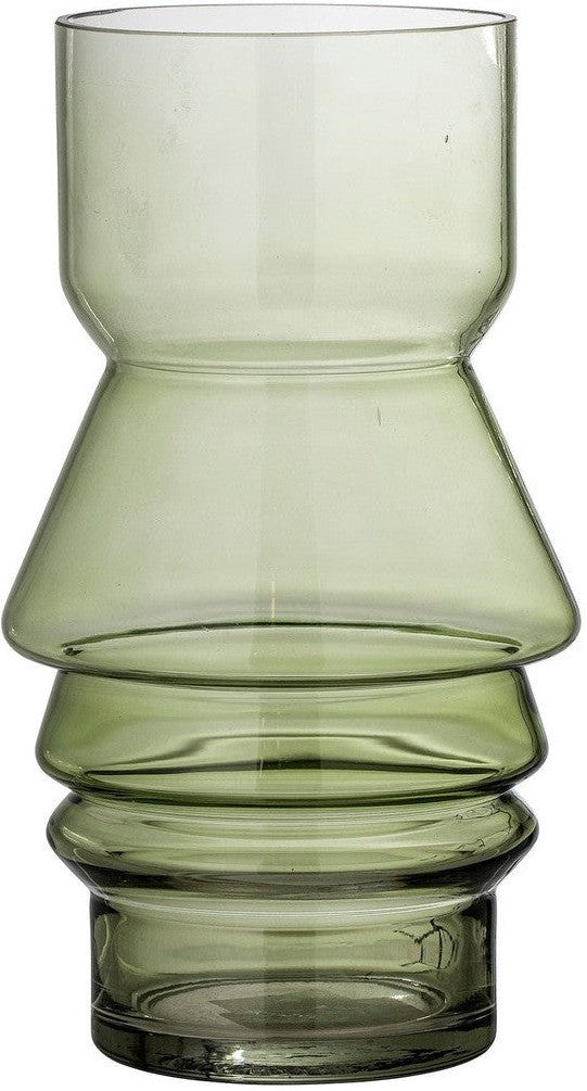 [product_category]-Bloomingville Zalla Vase, Green, Glass-Bloomingville-5711173281558-82055076-BLO-1