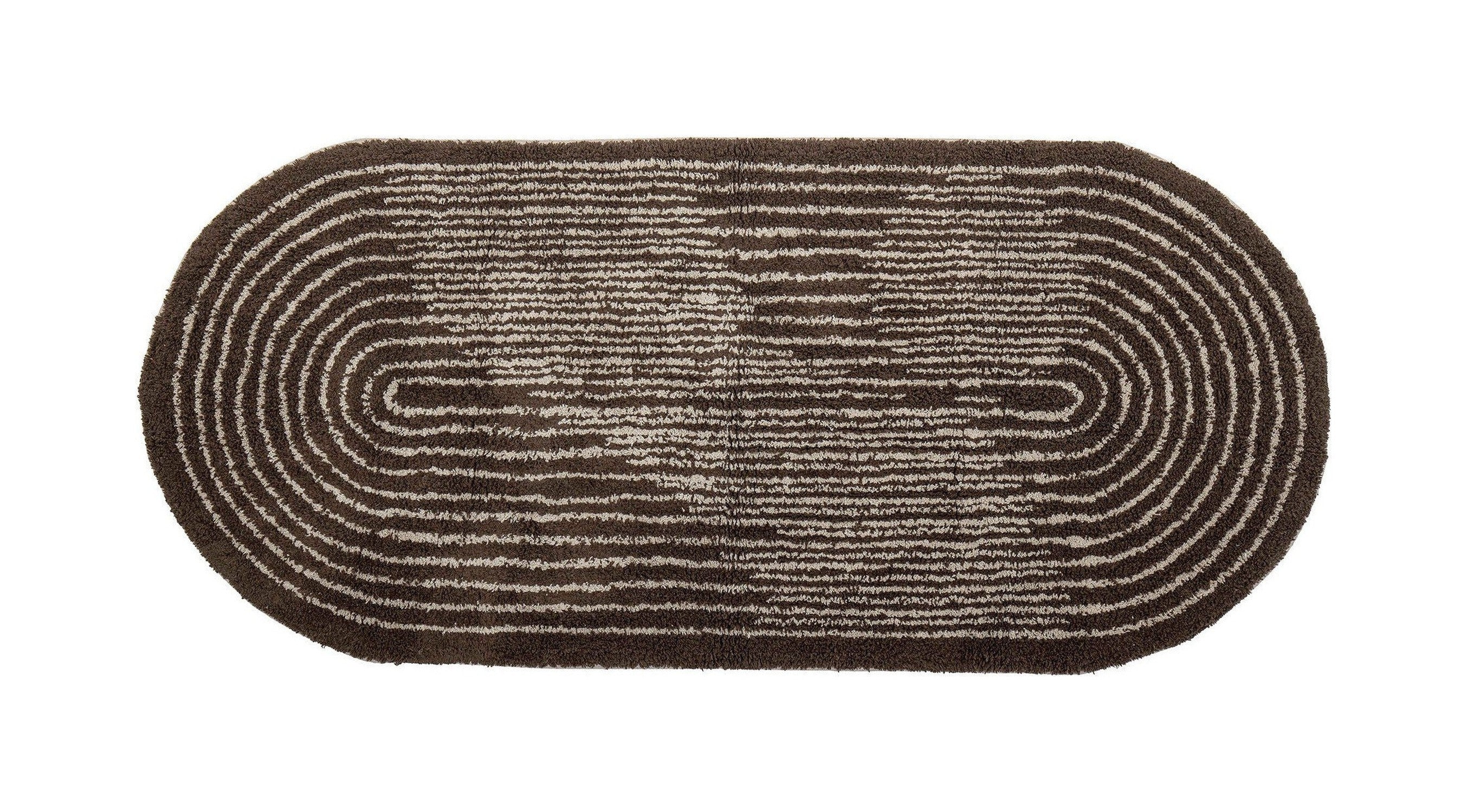 Bloomingville Zhina地毯，棕色，棉花