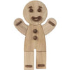 Boyhood Lebkuchenmann Holzfigur, Eiche, groß