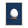  Egg Classic Poster Messingrahmen 70 X100 cm dunkelblauer Hintergrund