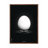  Egg Classic Poster Rahmen aus dunklem Holz 30x40 Cm schwarzer Hintergrund