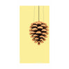  Pine Cone Classic Poster ohne Rahmen 50x70 cm gelber Hintergrund