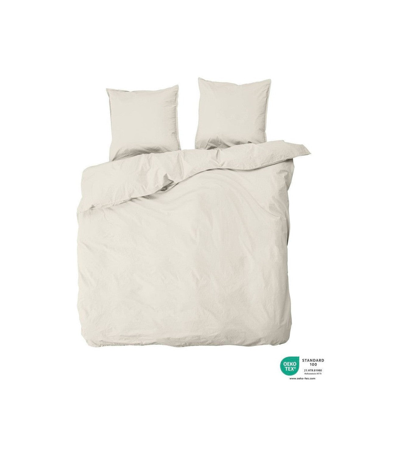 Di Nord Linen a letto a doppio letto, bningrid, shell