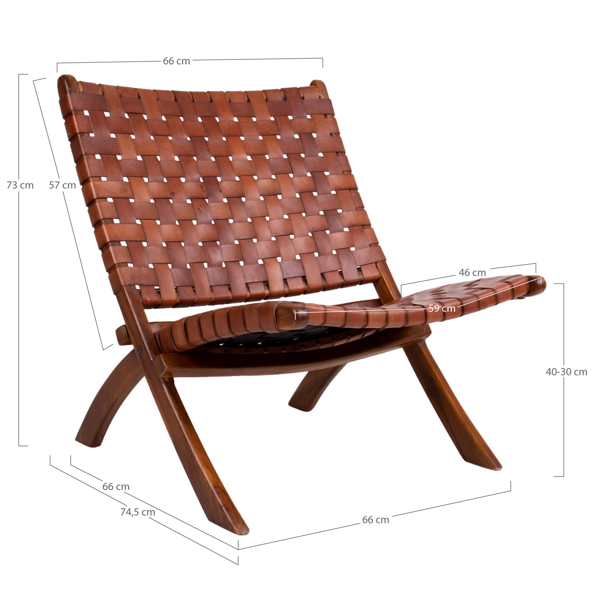 Hus Nordic Perugia Folding Chair