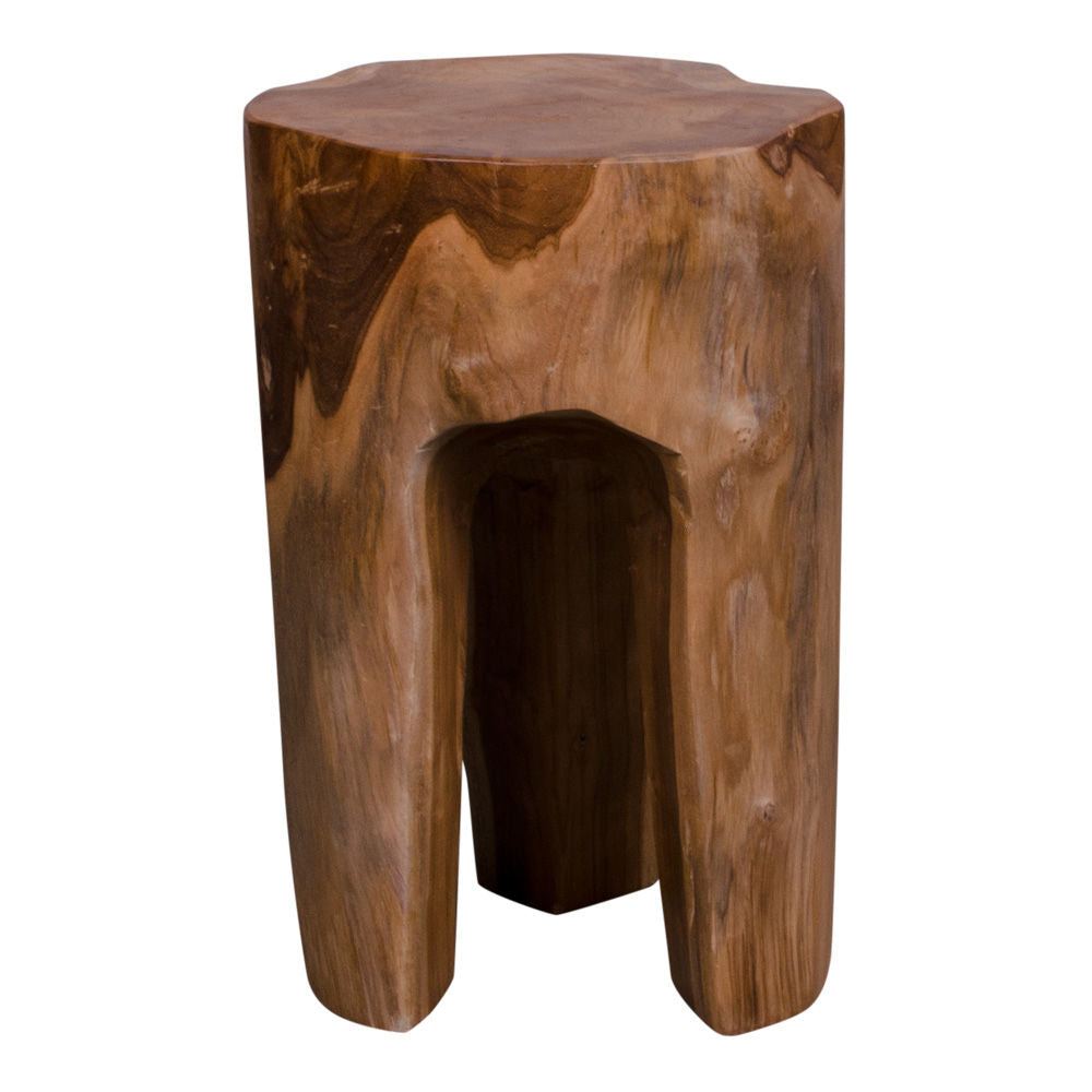 Sgabello di teak di rosa nordica