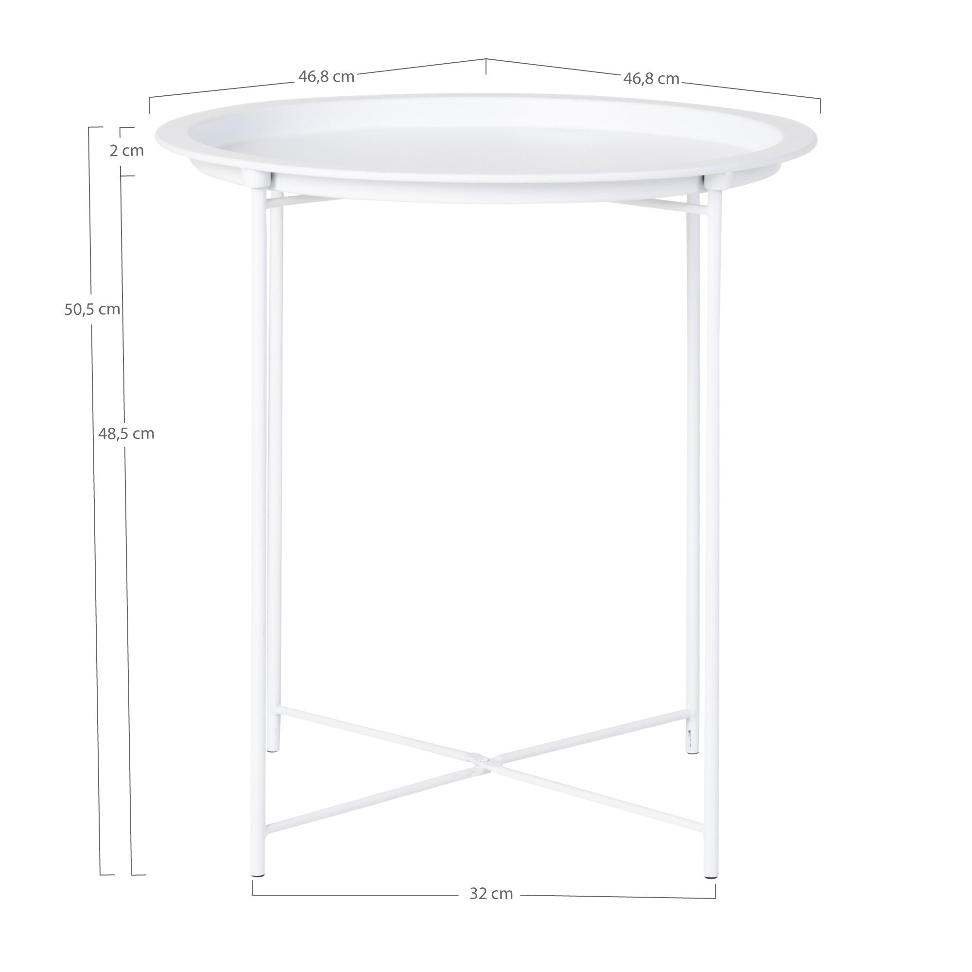 Huis Noordse bastia bijzettafel