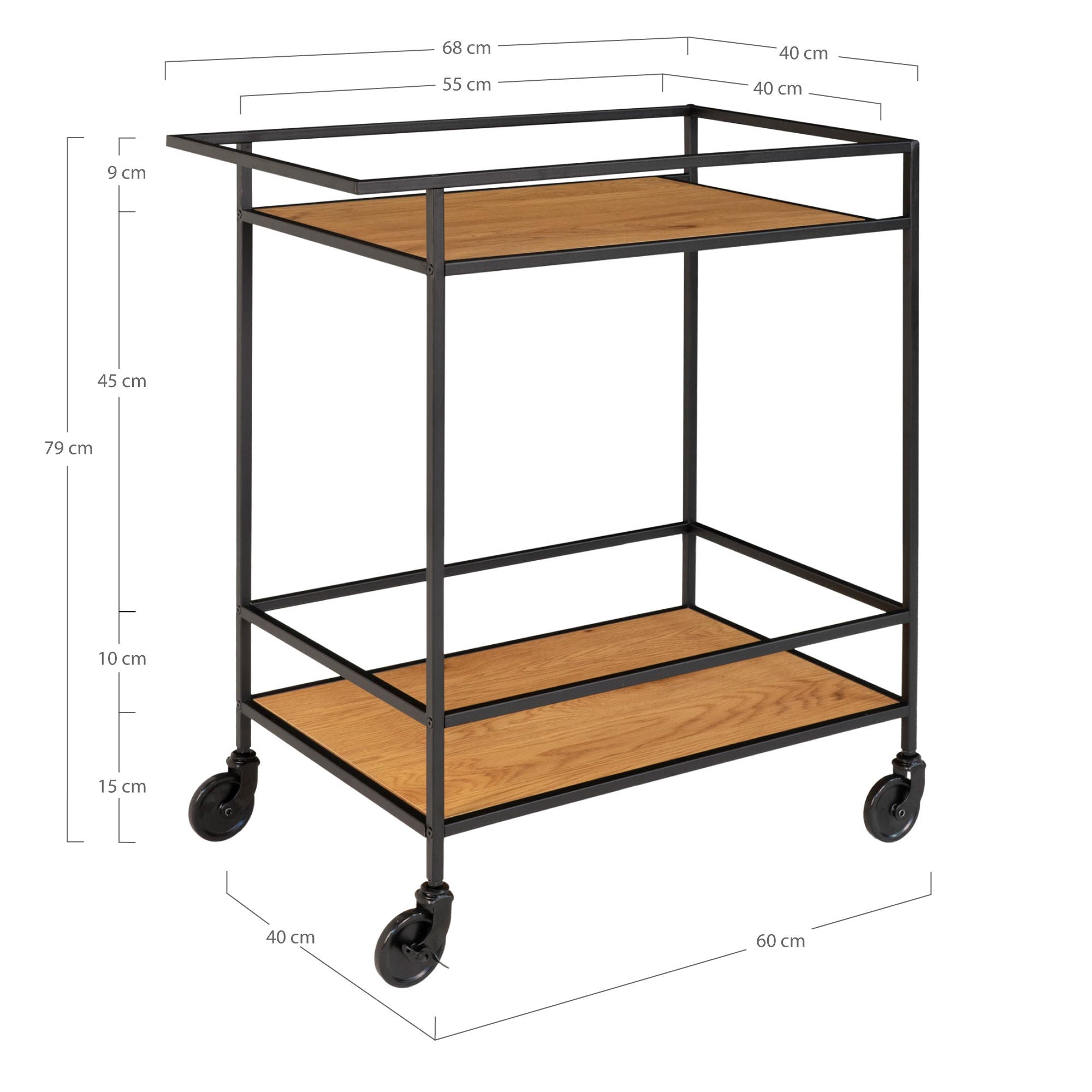 Casa Nordic Vita Bar Trolley