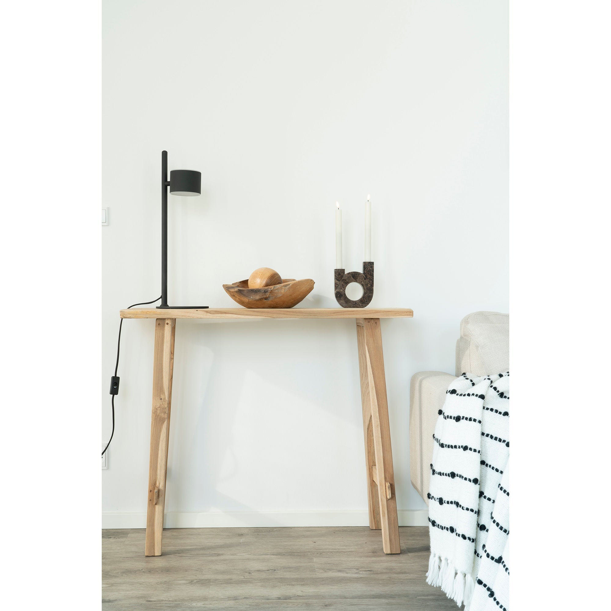 Huis Noordse Girona Teak Console Table