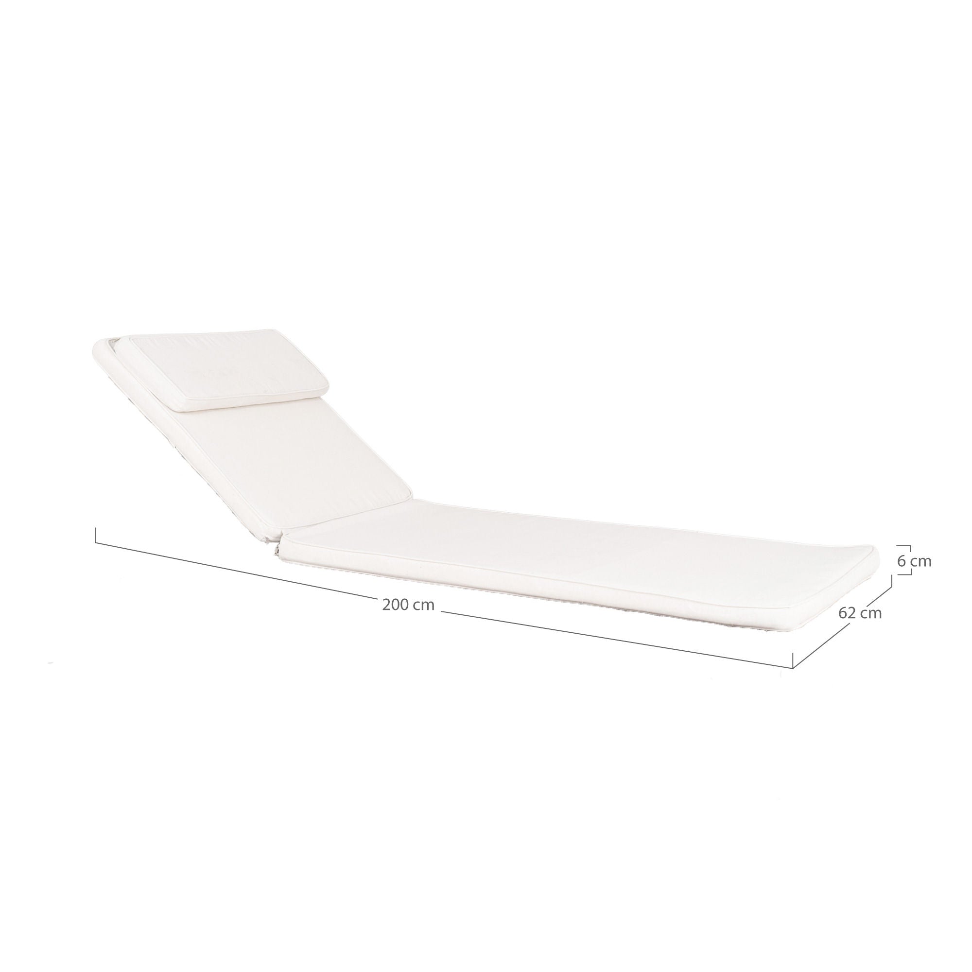 Maison nordique Andorra Cushion pour Sunlounger