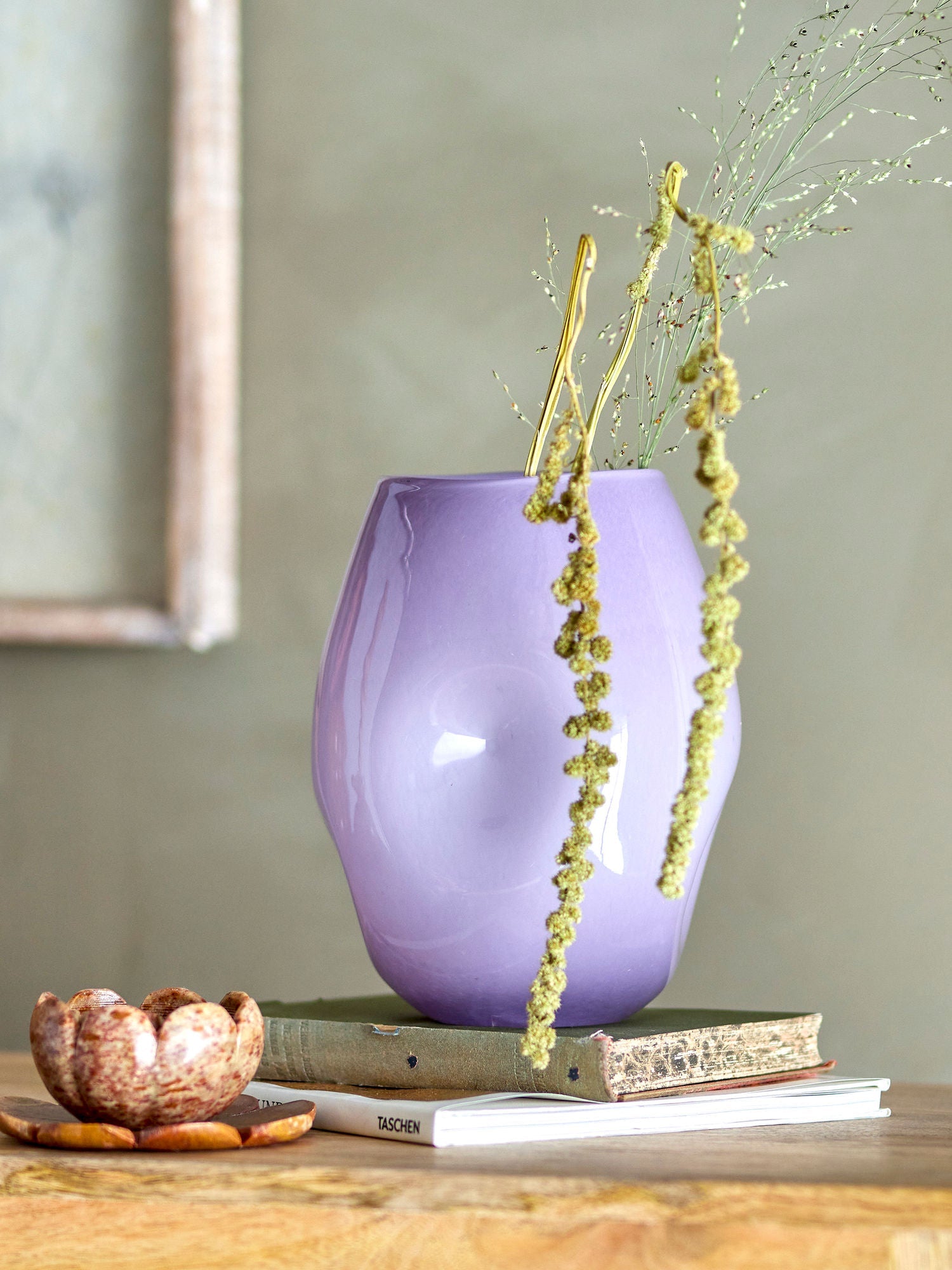 Création Collection Lilac Vase, violet, verre