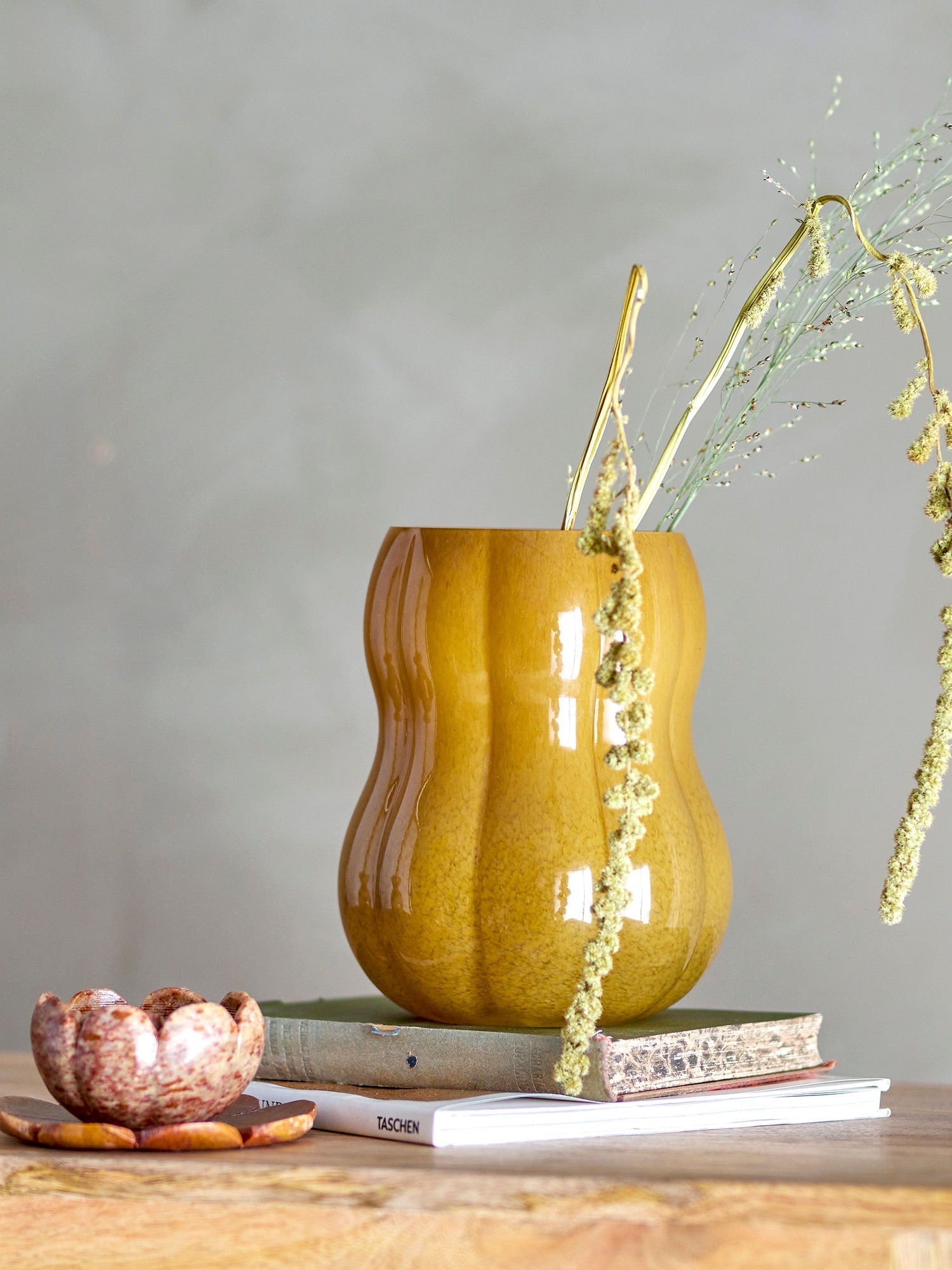 Collezione creativa Vase di zucca, marrone, vetro