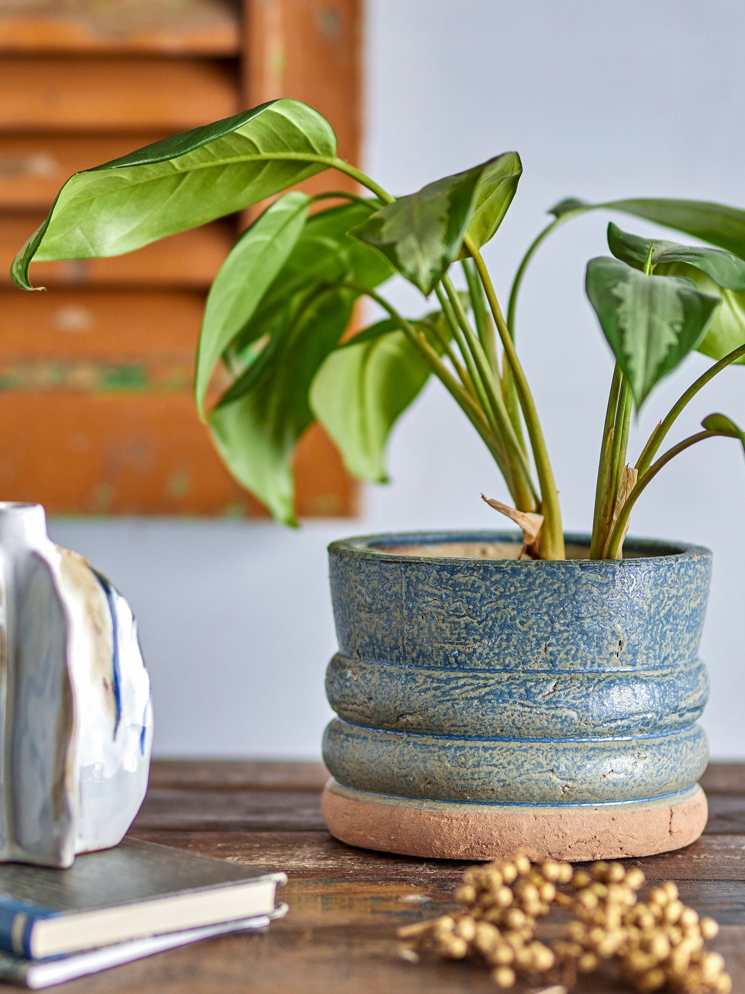 Skapandi safn Maizun Flowerpot, Blue, Terracotta